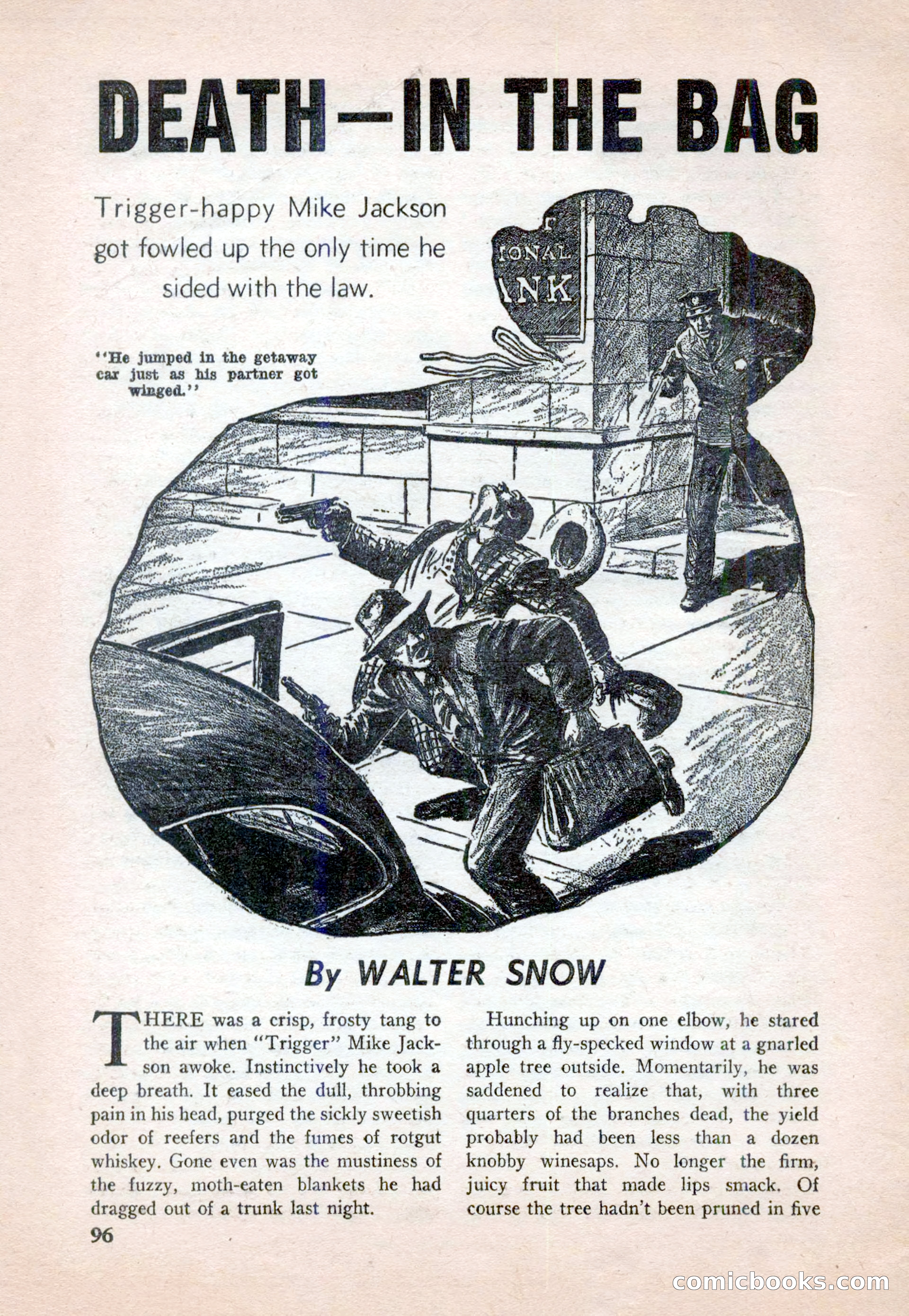 15 Story Detective, April 1950 — page 96: Pulp Fiction, 1950