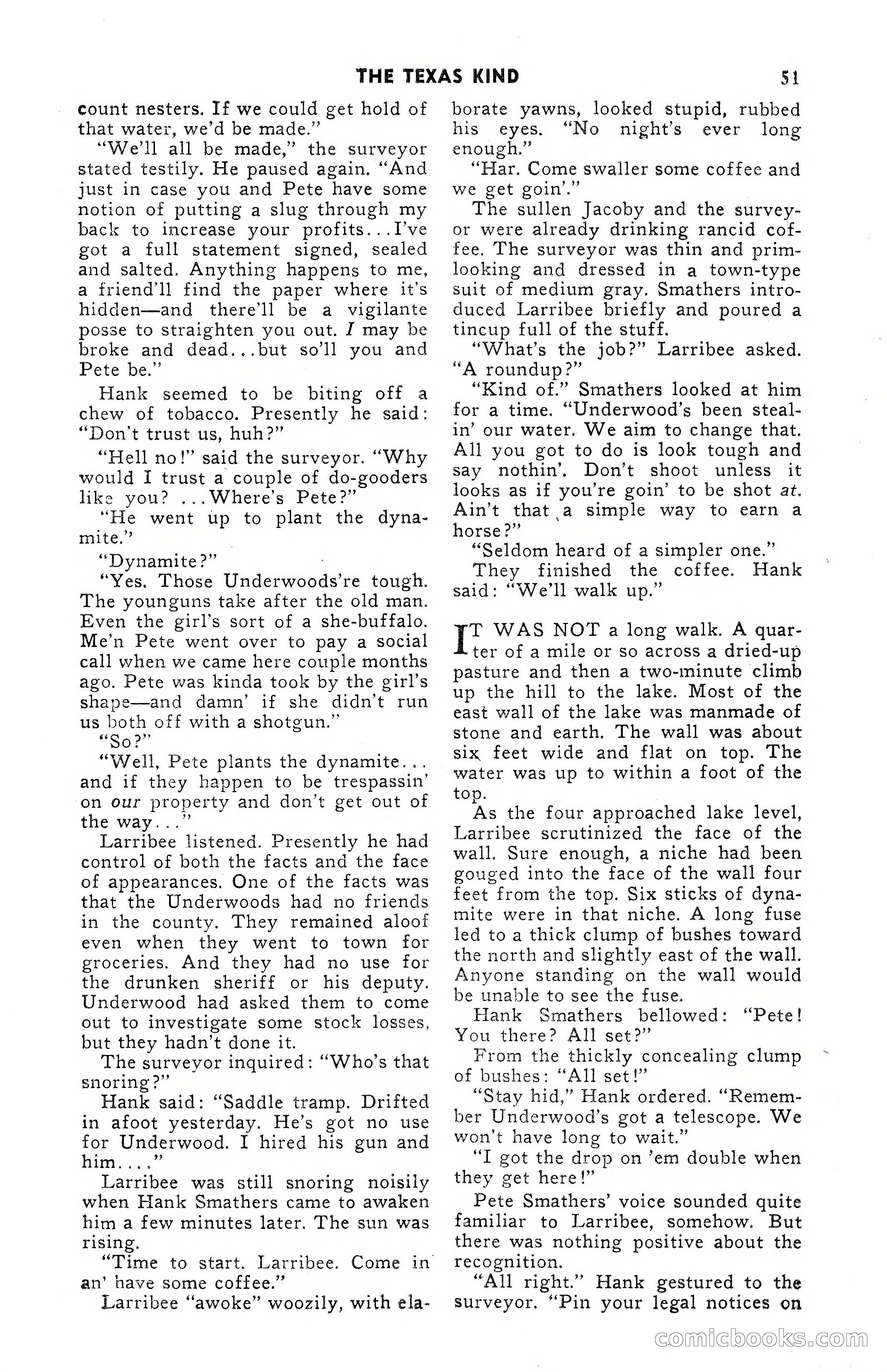 15 Western Short Stories — page 51: Pulp Fiction, 1955