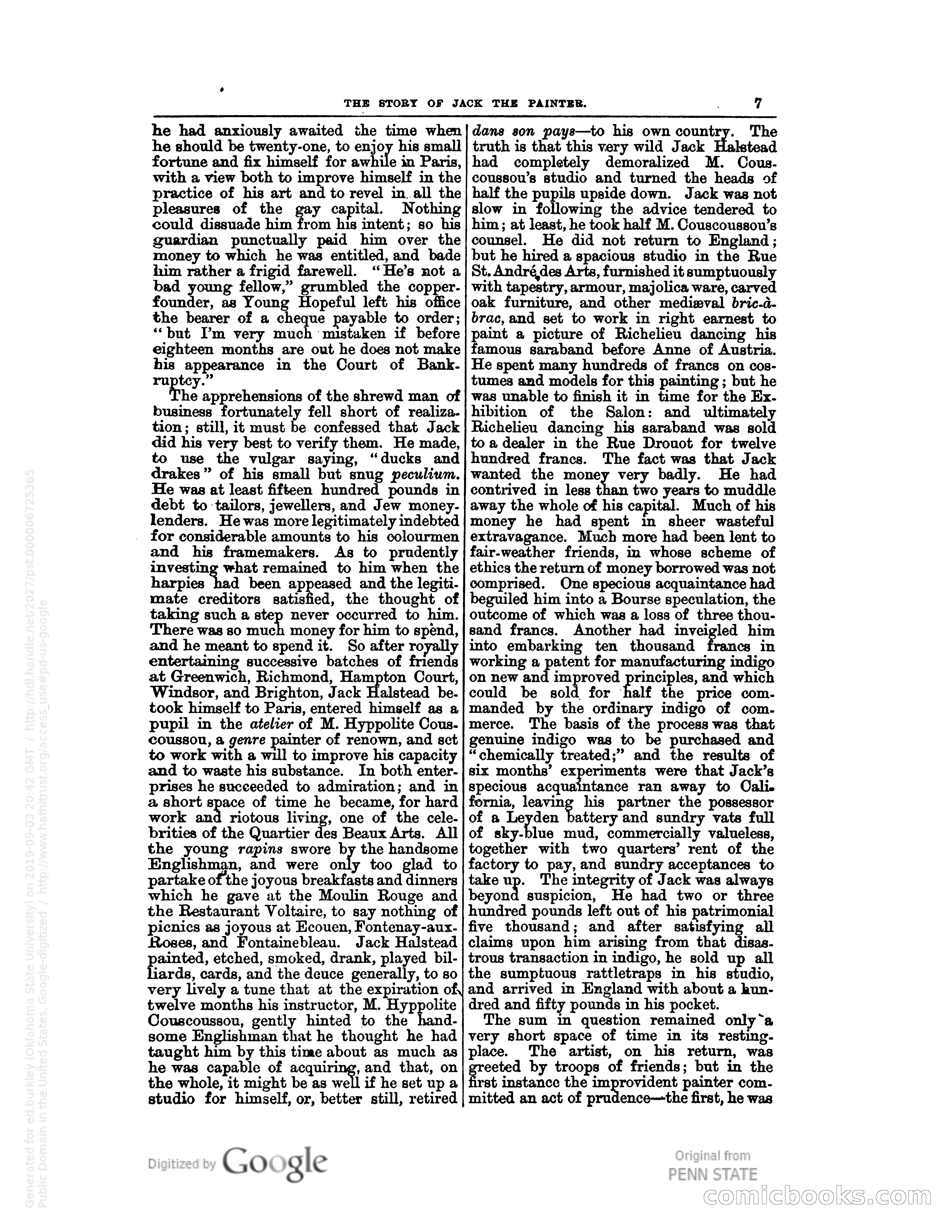 Stories with a Vengeance — page 11: Pulp Fiction, 1883