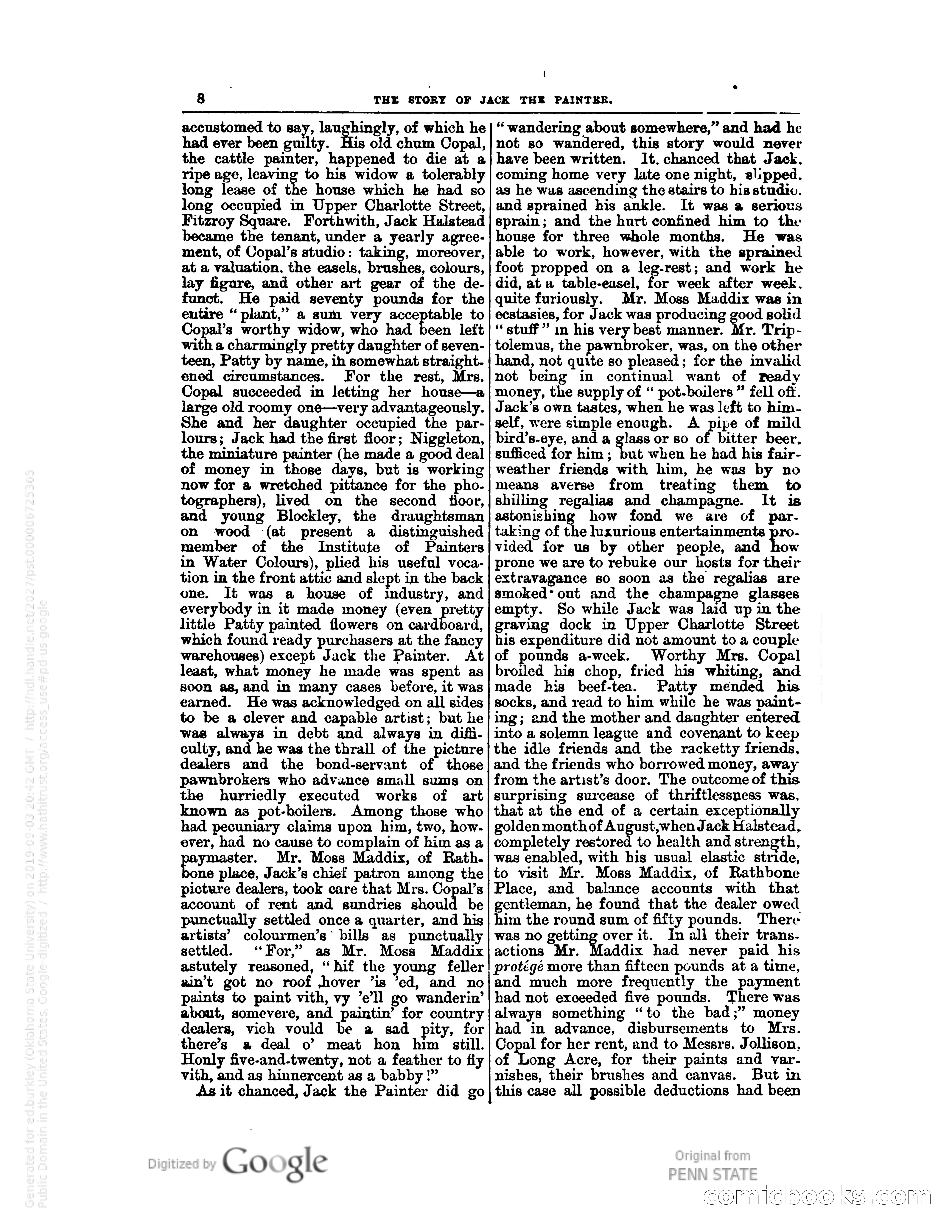 Stories with a Vengeance — page 12: Pulp Fiction, 1883