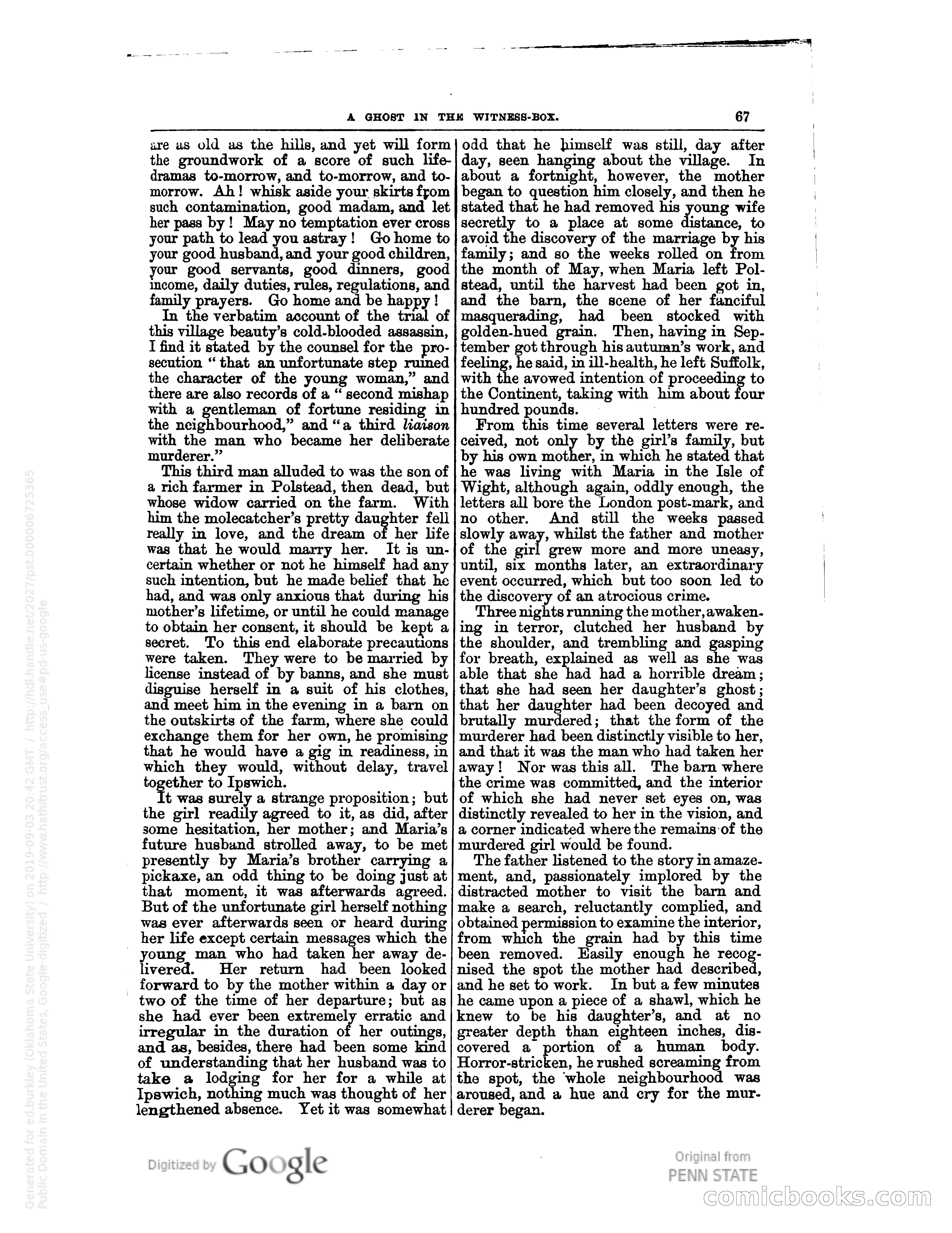 Stories with a Vengeance — page 71: Pulp Fiction, 1883