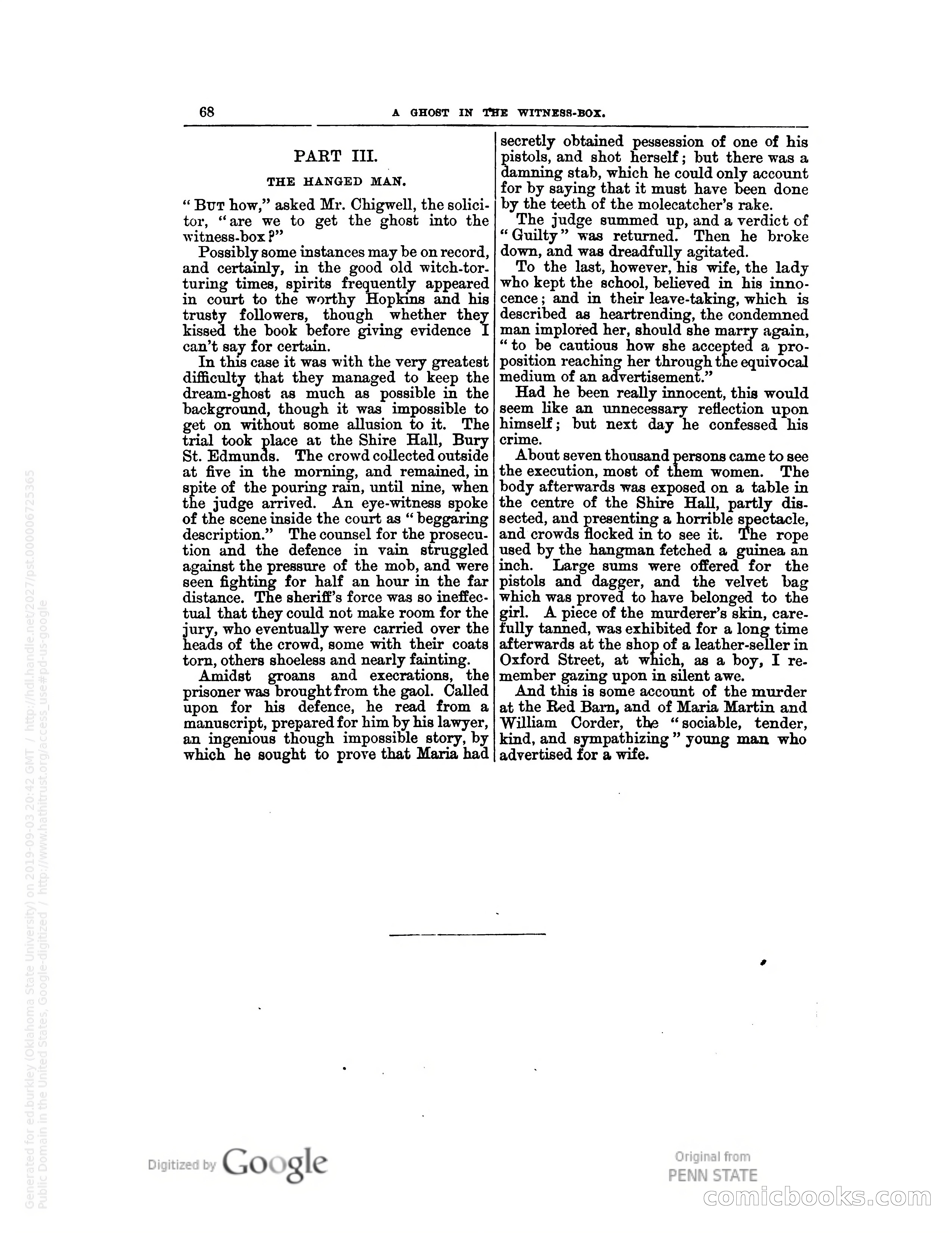 Stories with a Vengeance — page 72: Pulp Fiction, 1883