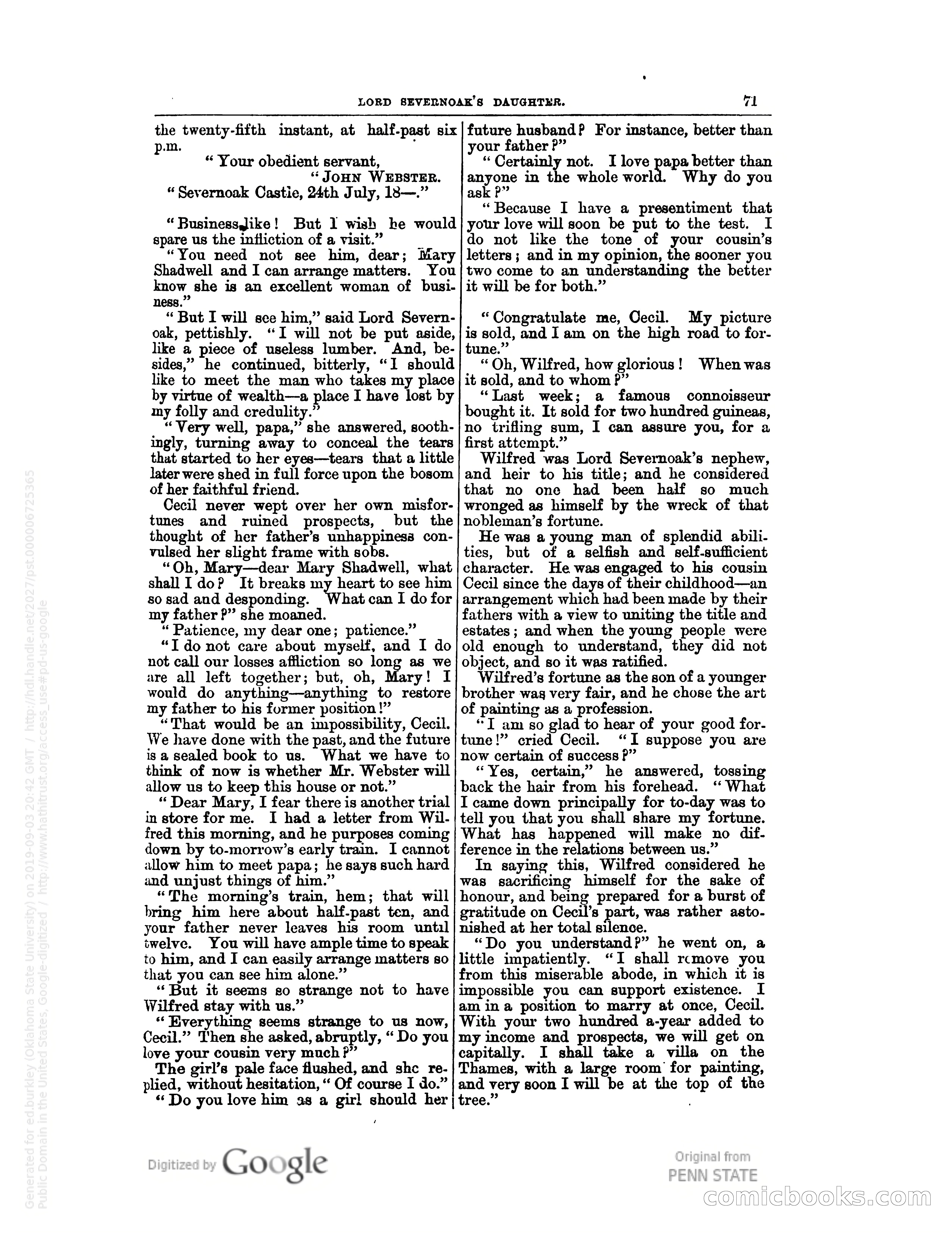 Stories with a Vengeance — page 75: Pulp Fiction, 1883