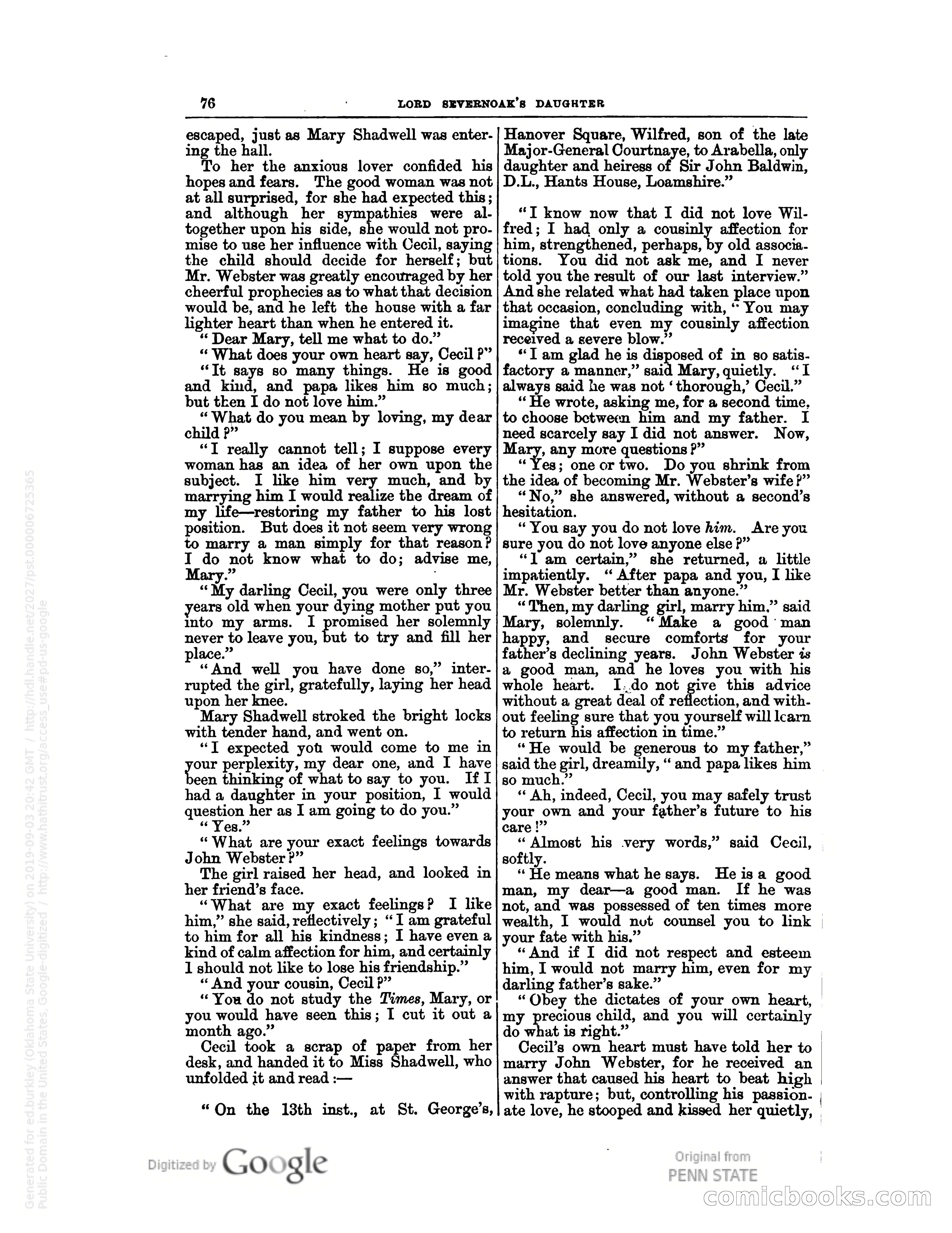 Stories with a Vengeance — page 80: Pulp Fiction, 1883