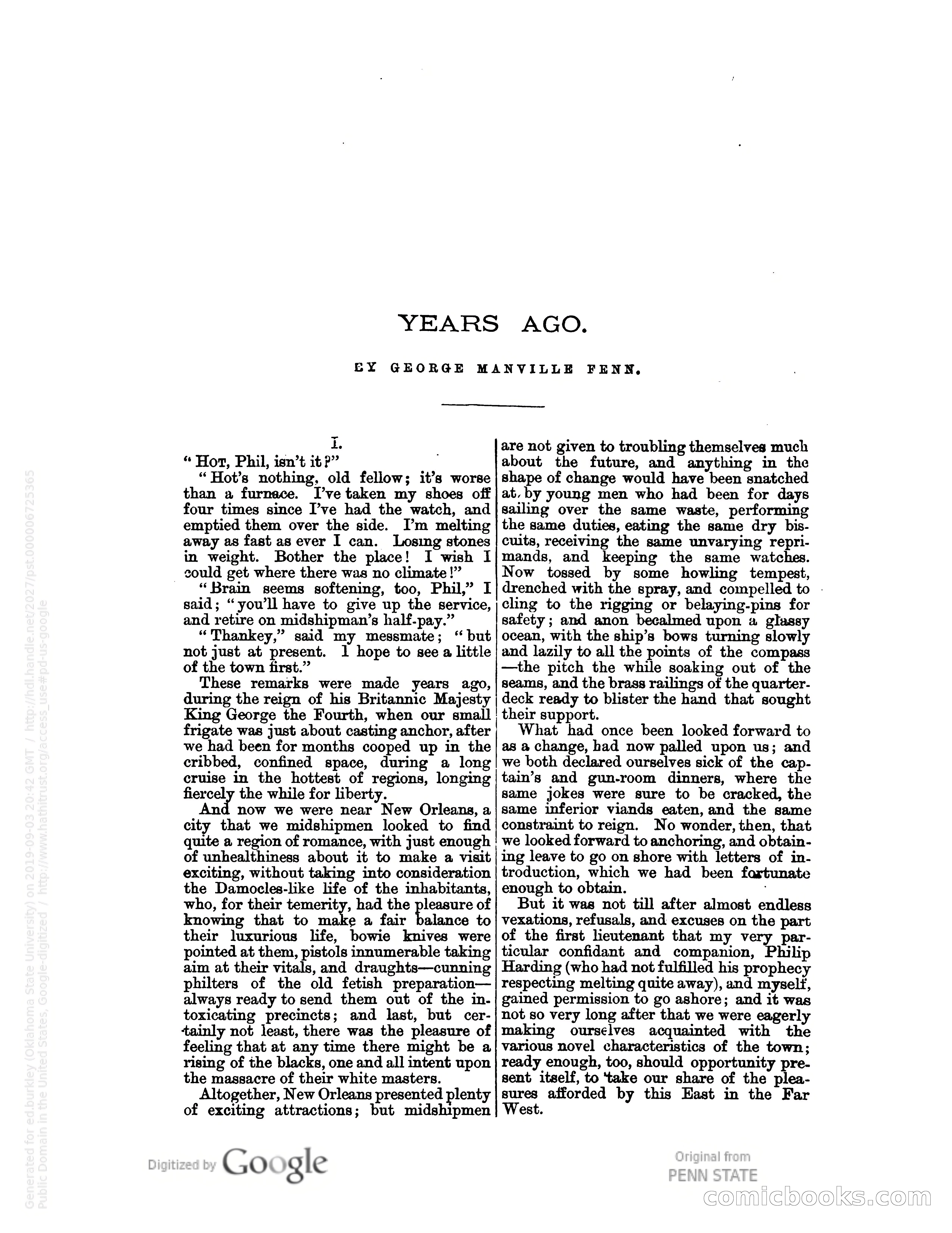 Stories with a Vengeance — page 82: Pulp Fiction, 1883