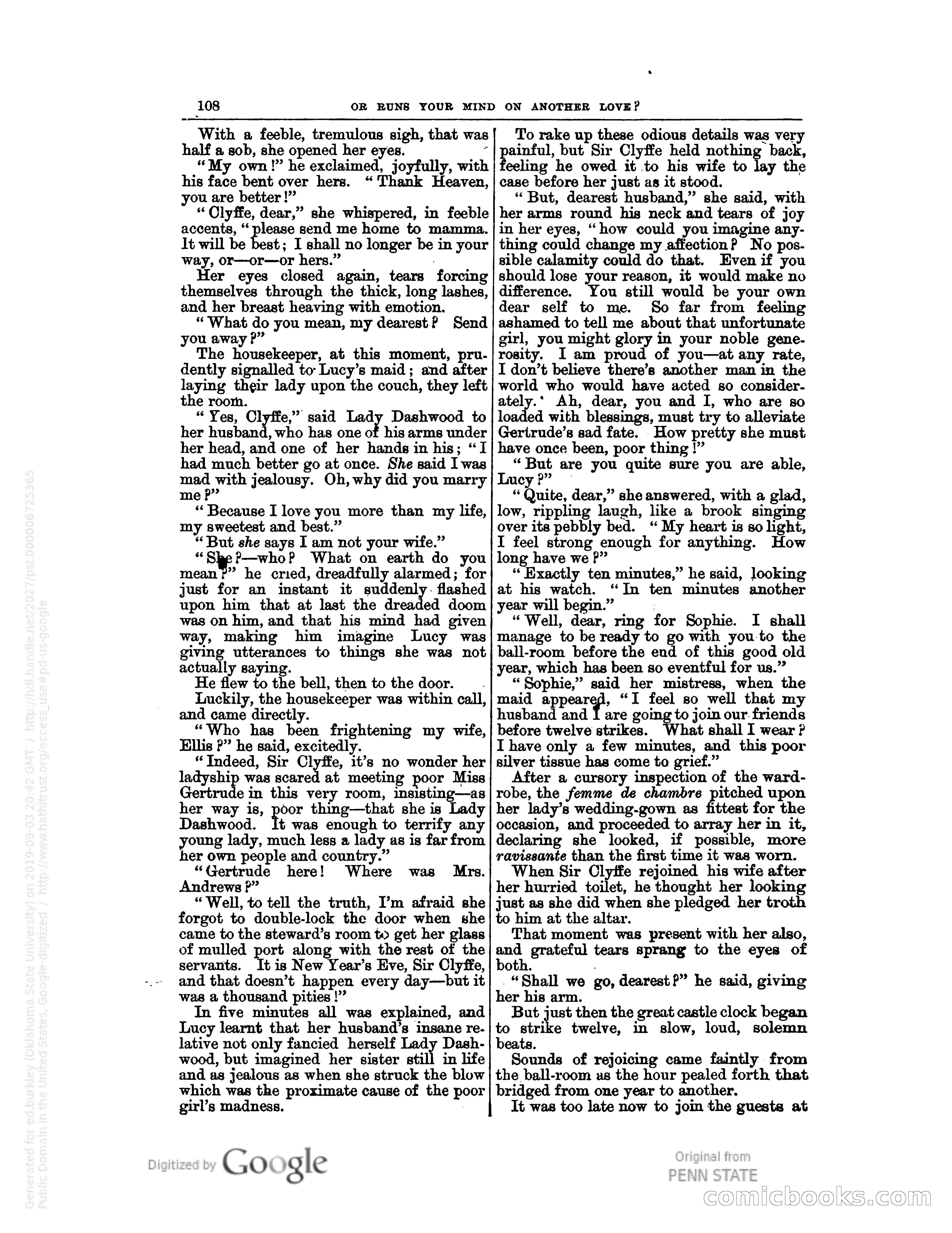 Stories with a Vengeance — page 112: Pulp Fiction, 1883