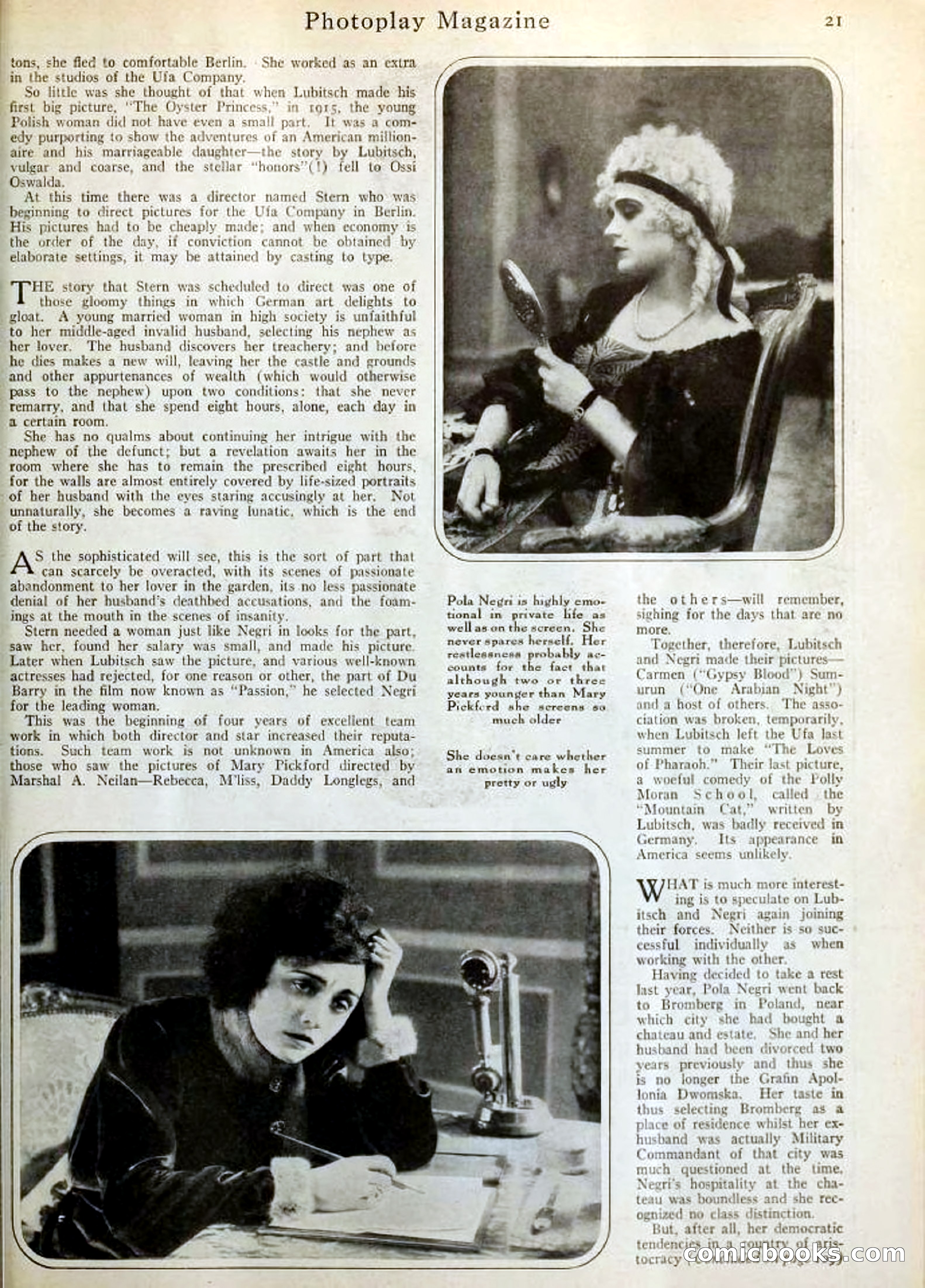 Photoplay Magazine Cover — page 21 of 126