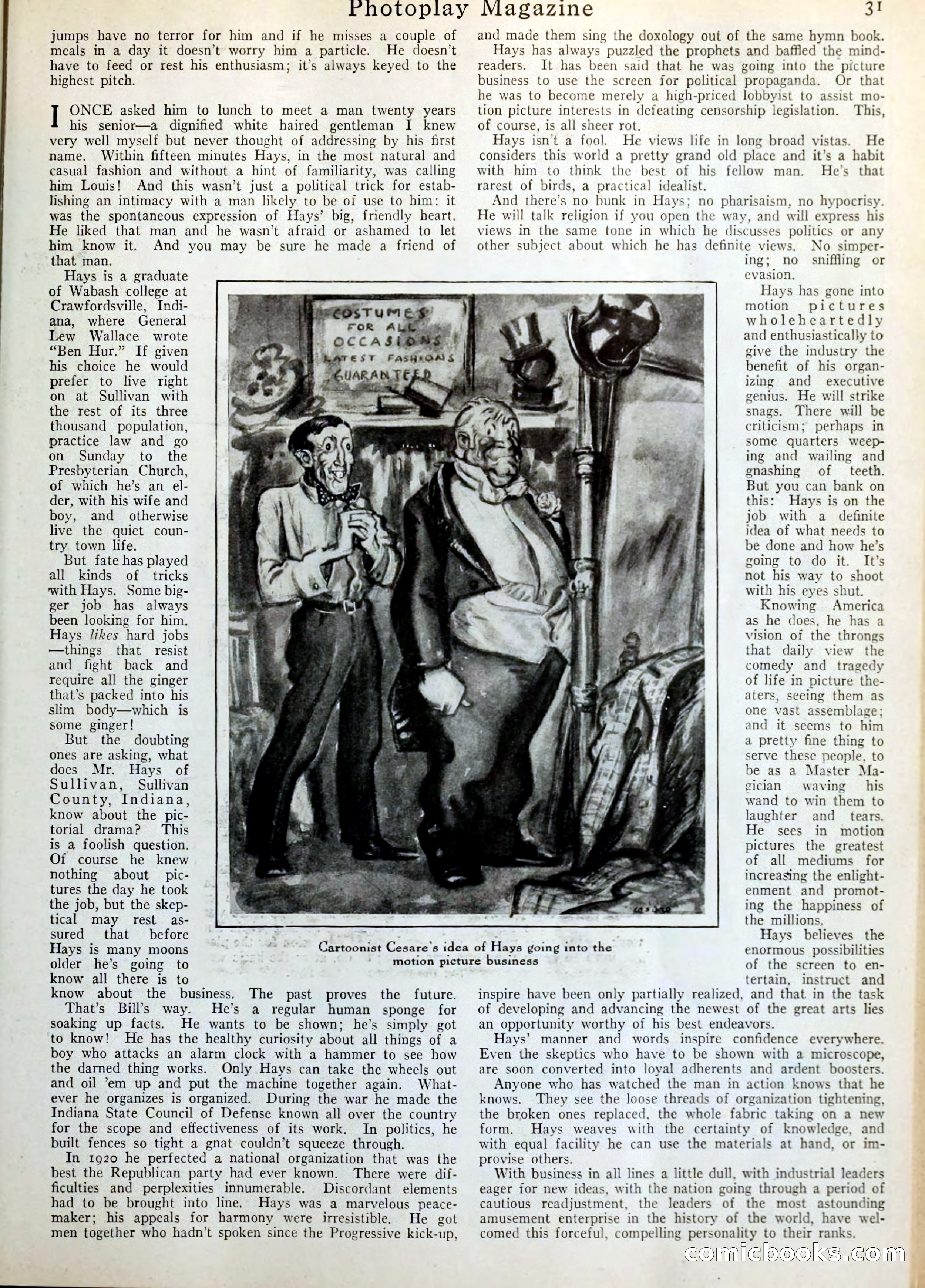 Photoplay Magazine Cover — page 31 of 126