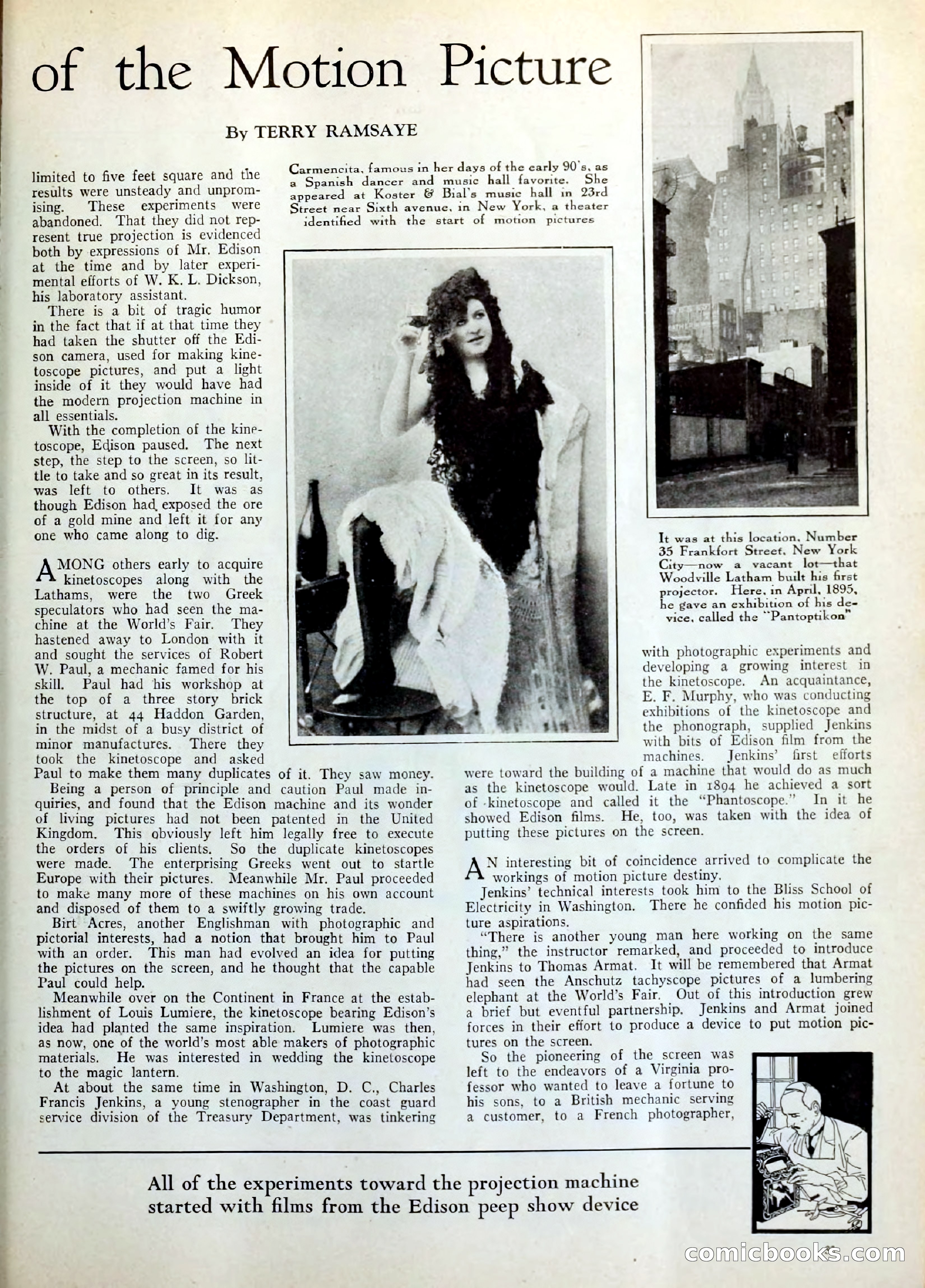Photoplay Magazine Cover — page 33: Pulp Fiction, 1922