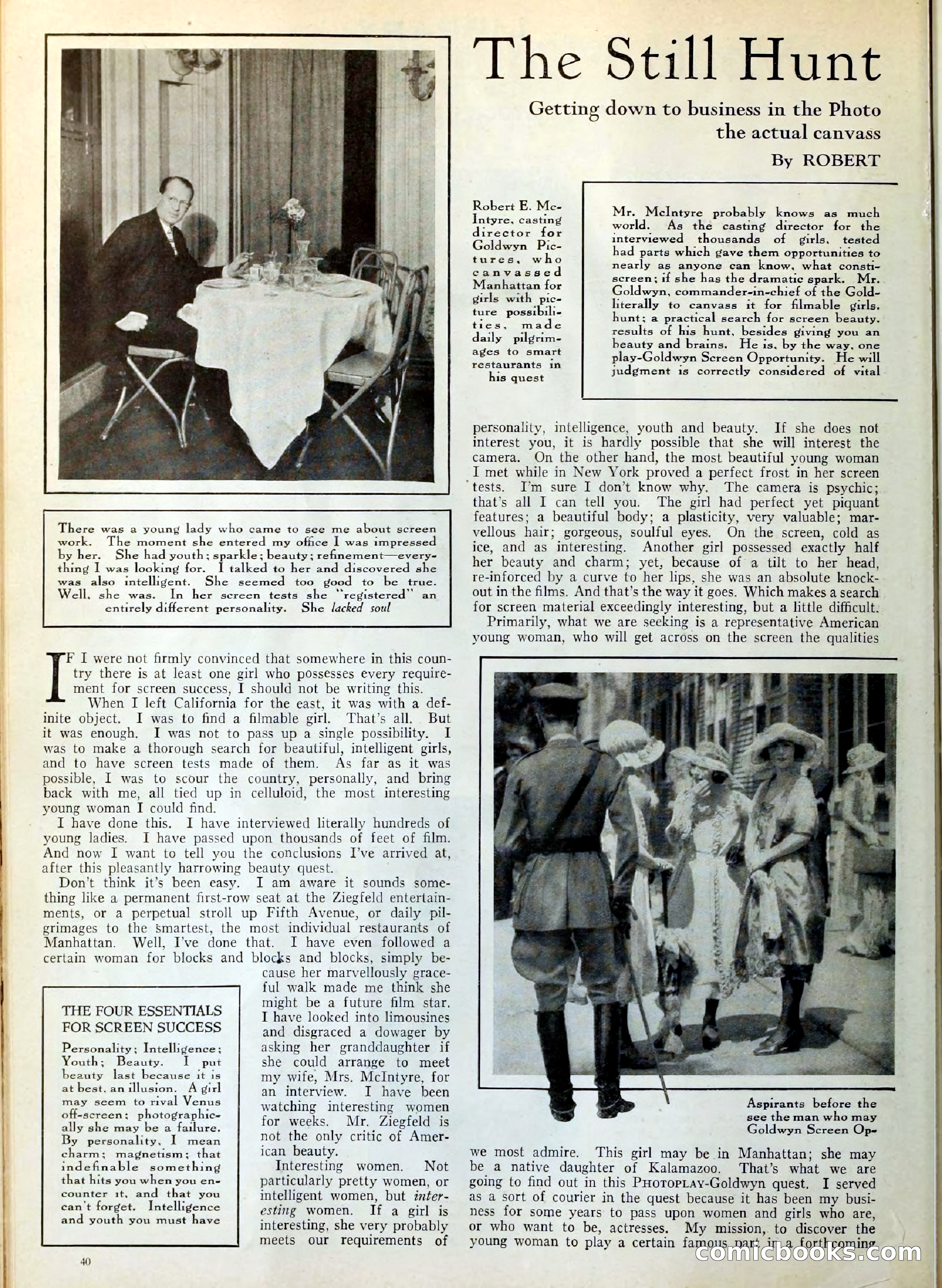 Photoplay Magazine Cover — page 40 of 126