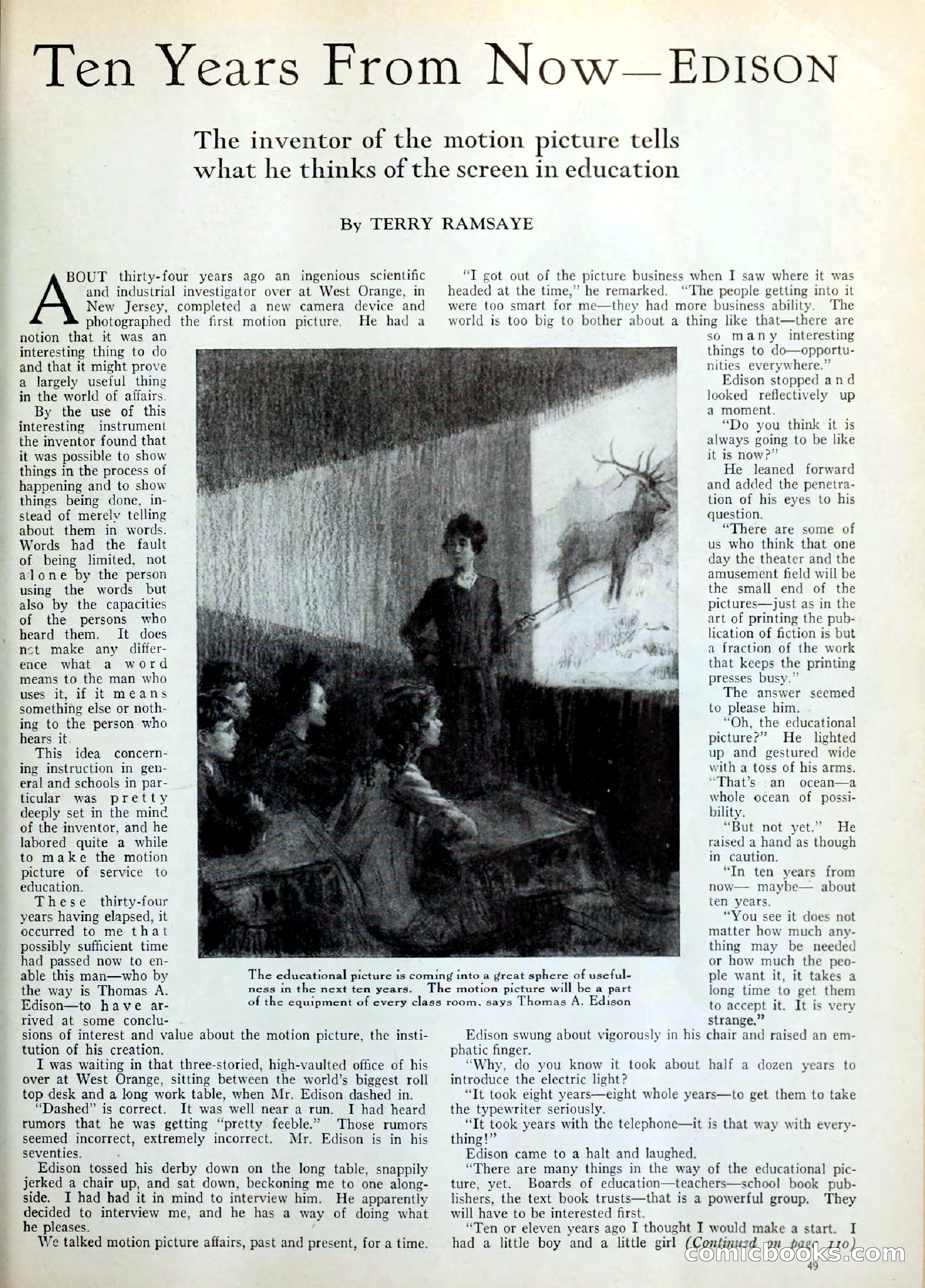 Photoplay Magazine Cover — page 49 of 126