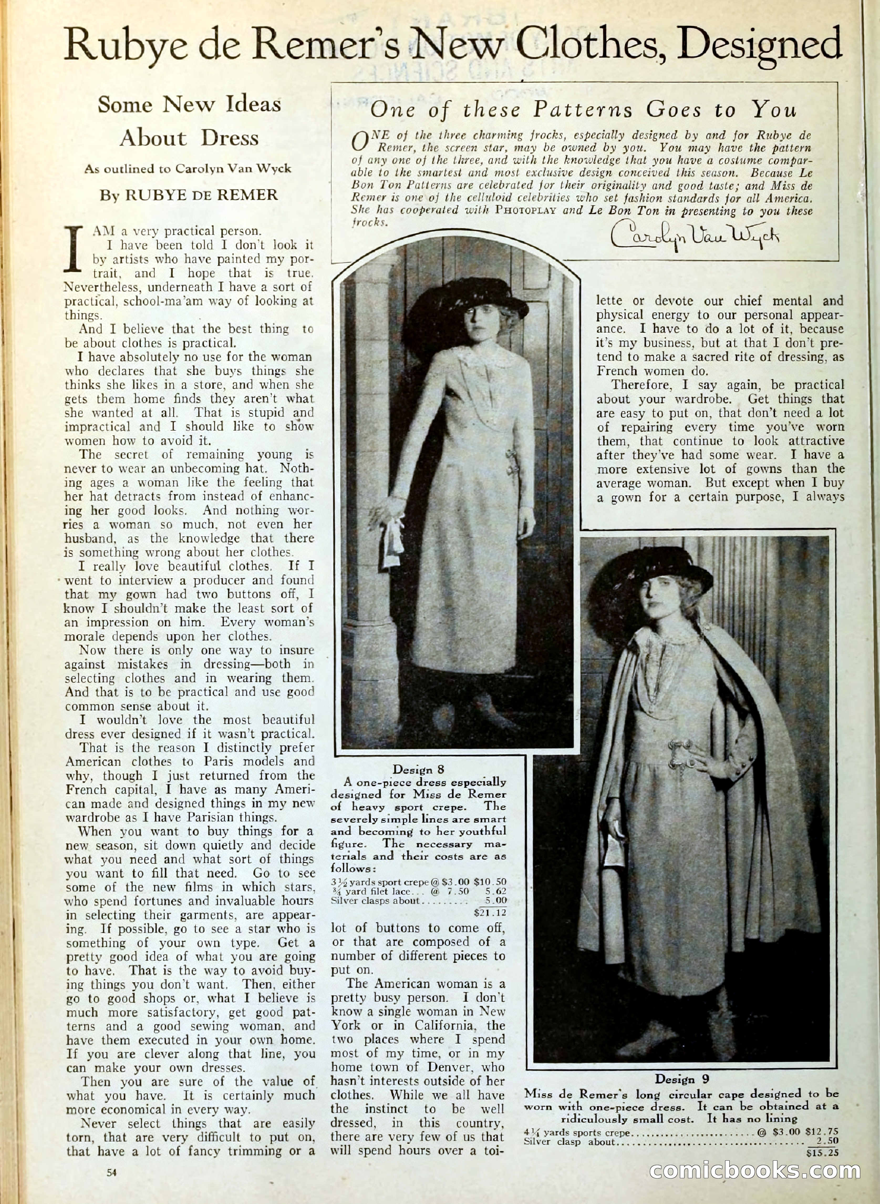 Photoplay Magazine Cover — page 54 of 126