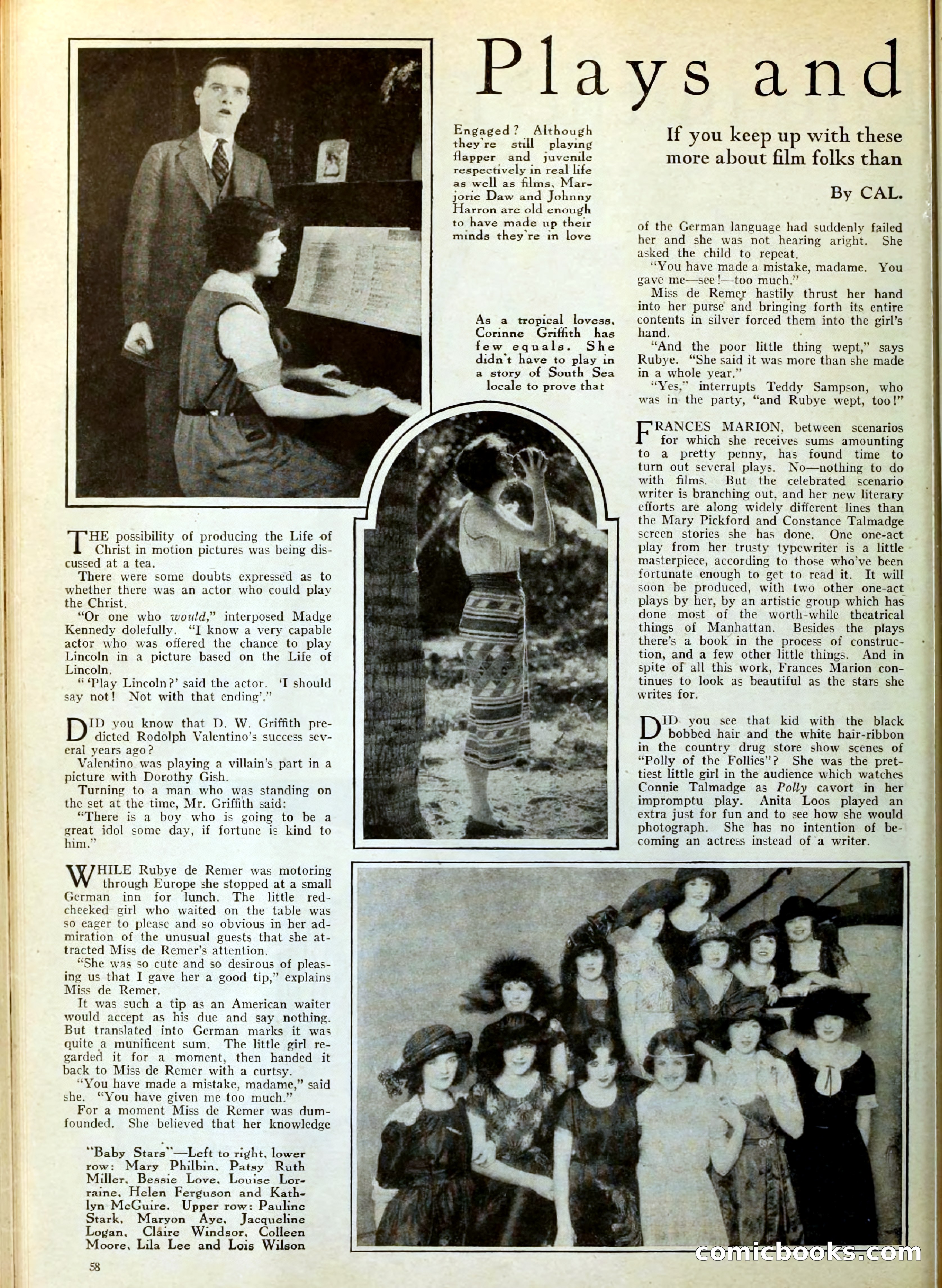 Photoplay Magazine Cover — page 58 of 126
