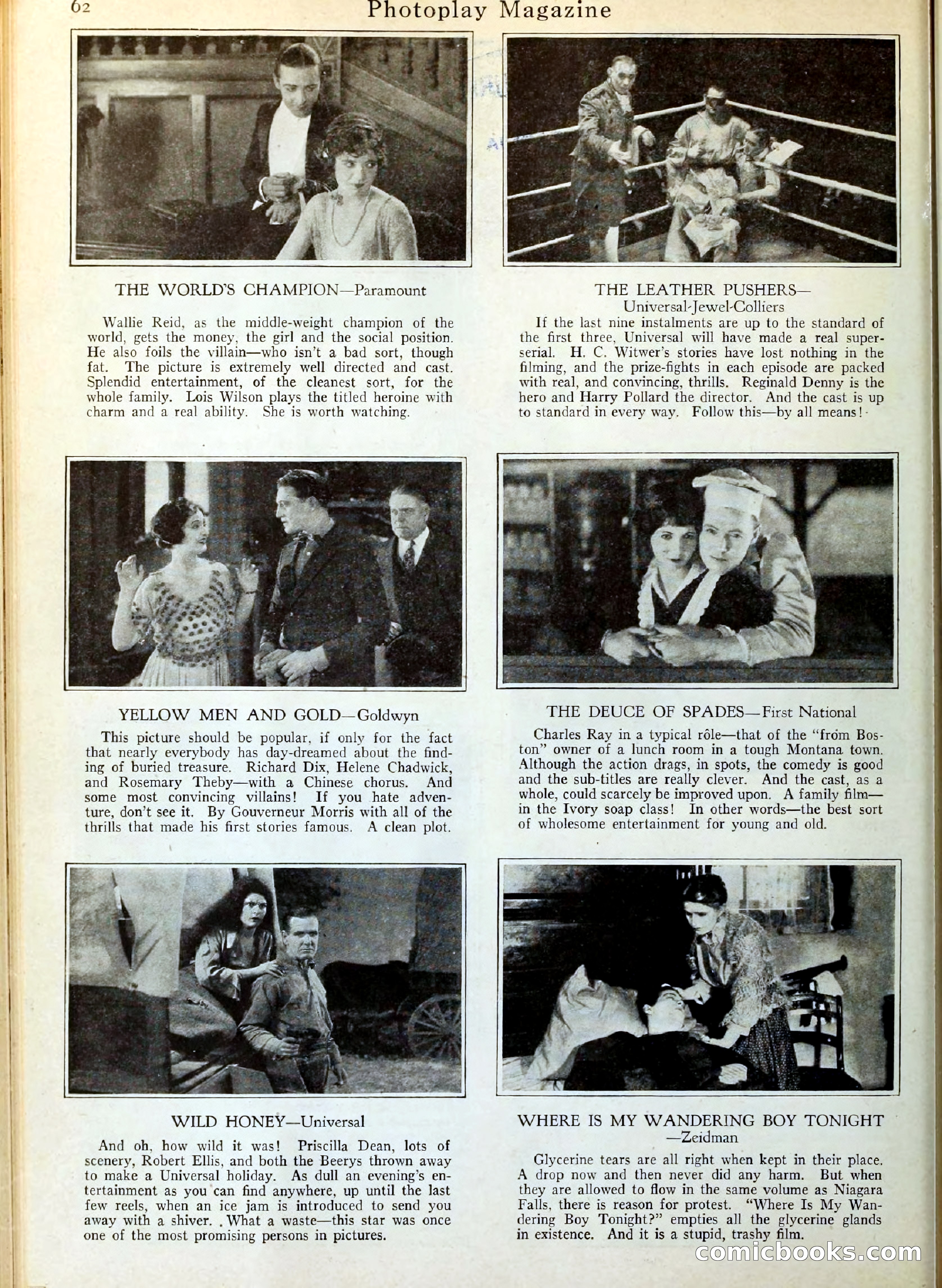 Photoplay Magazine Cover — page 62 of 126