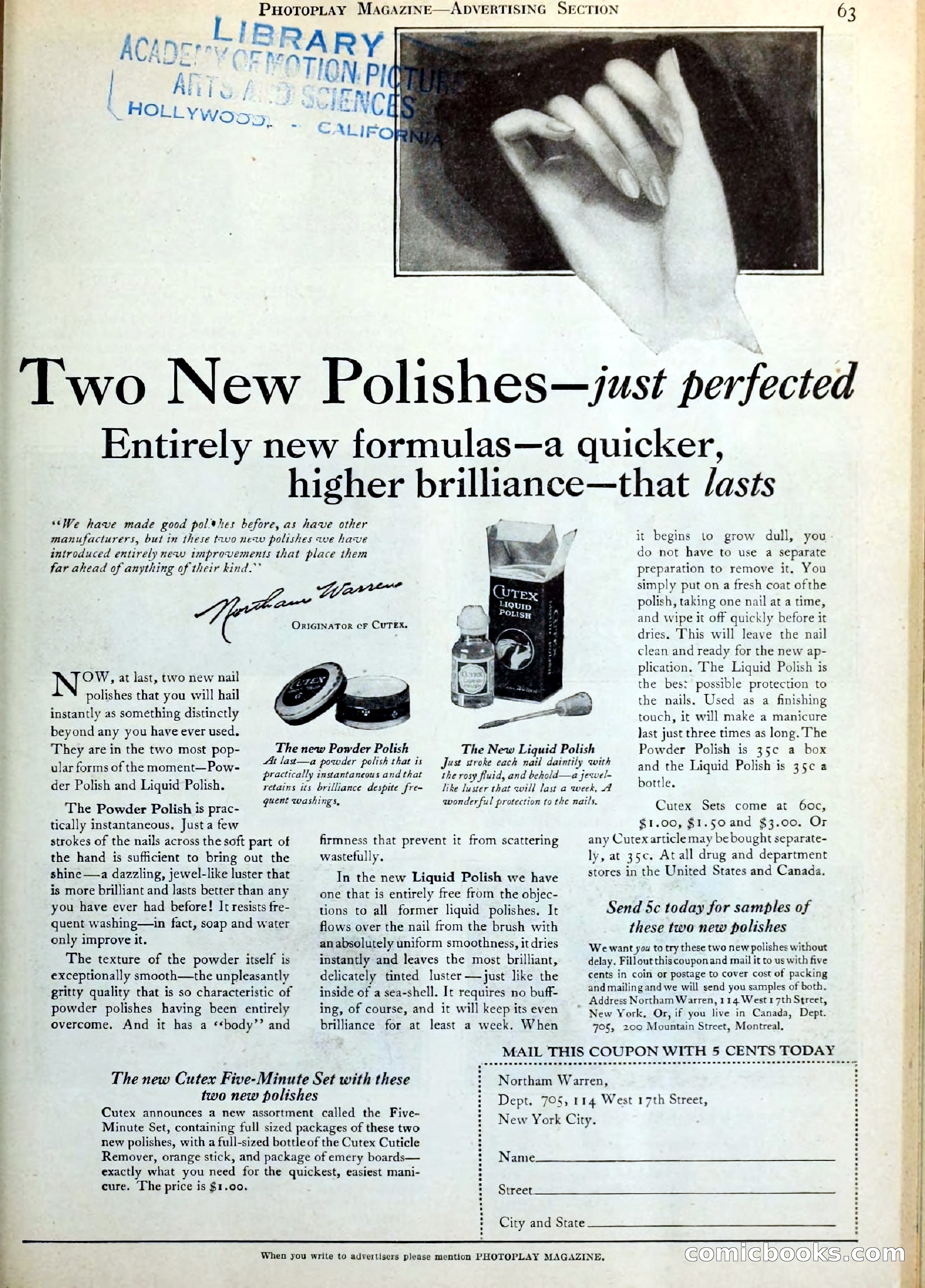 Photoplay Magazine Cover — page 63 of 126