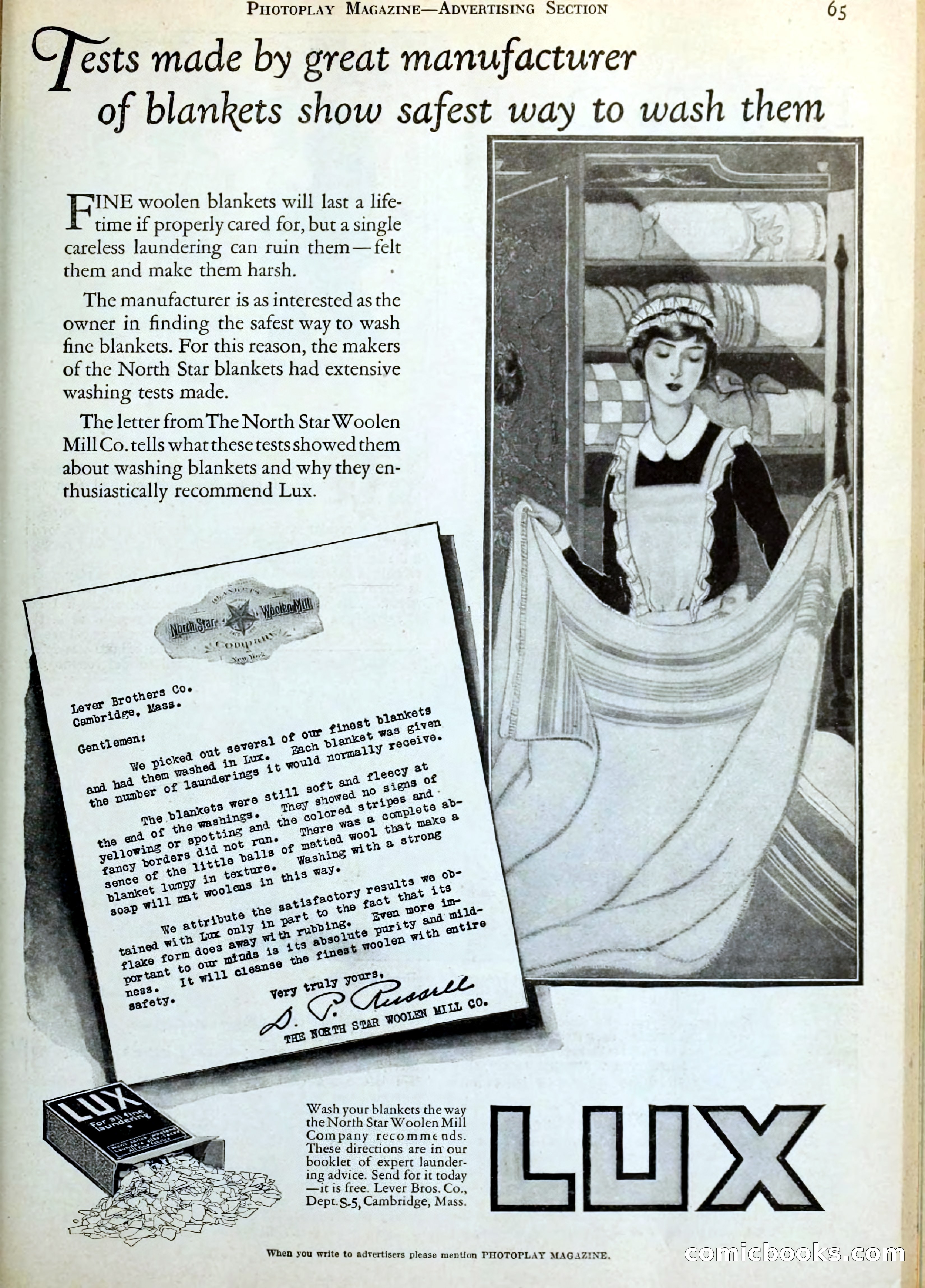 Photoplay Magazine Cover — page 65: Pulp Fiction, 1922