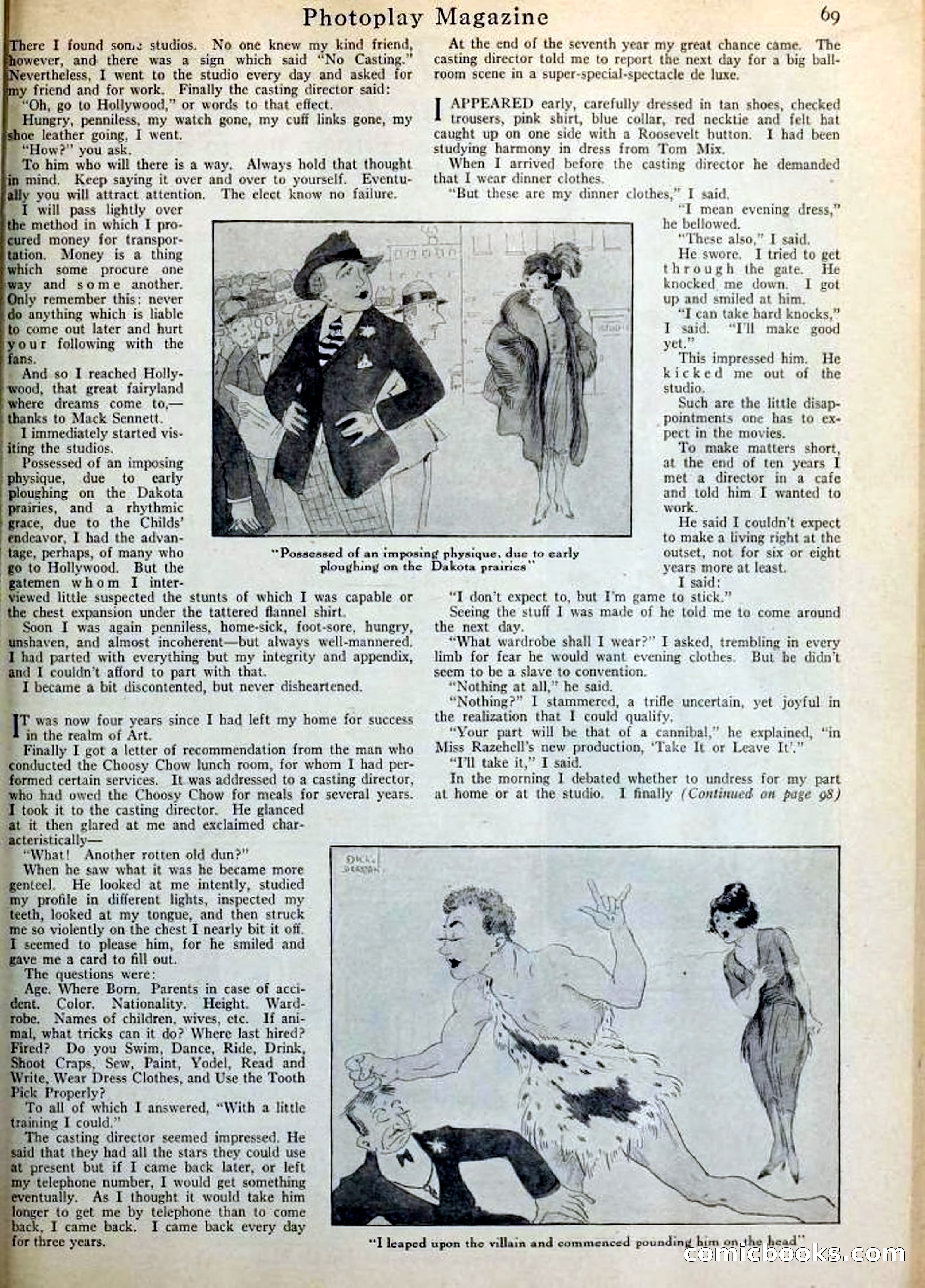 Photoplay Magazine Cover — page 69 of 126
