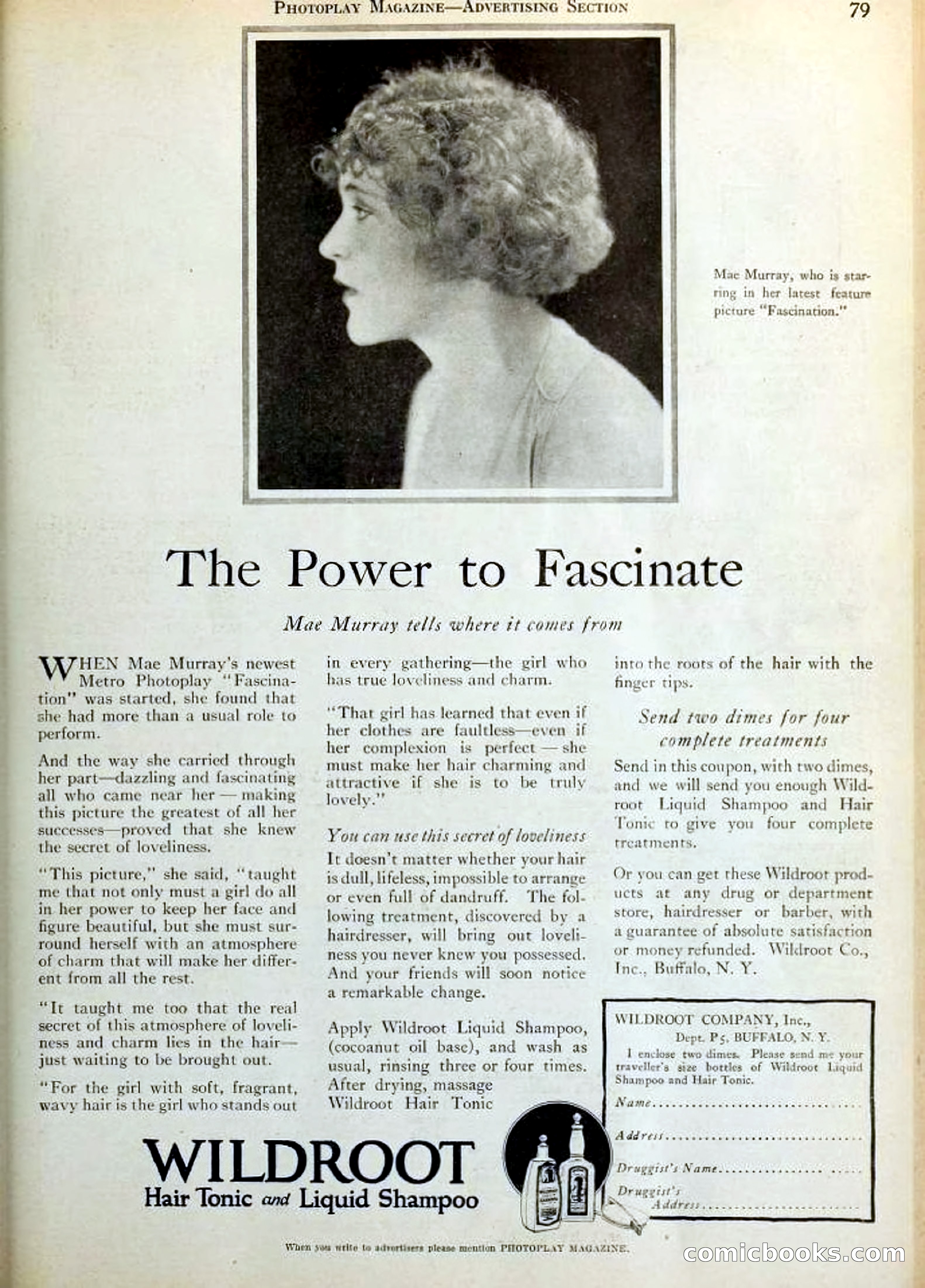 Photoplay Magazine Cover — page 79: Pulp Fiction, 1922