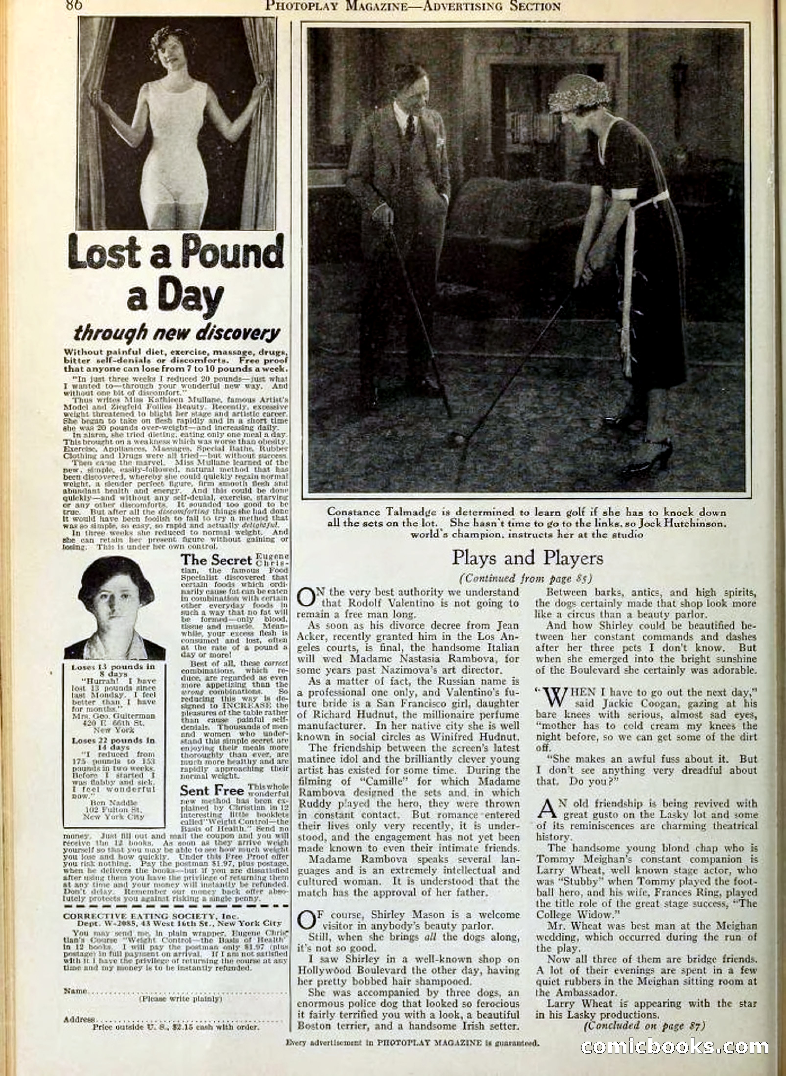 Photoplay Magazine Cover — page 86 of 126