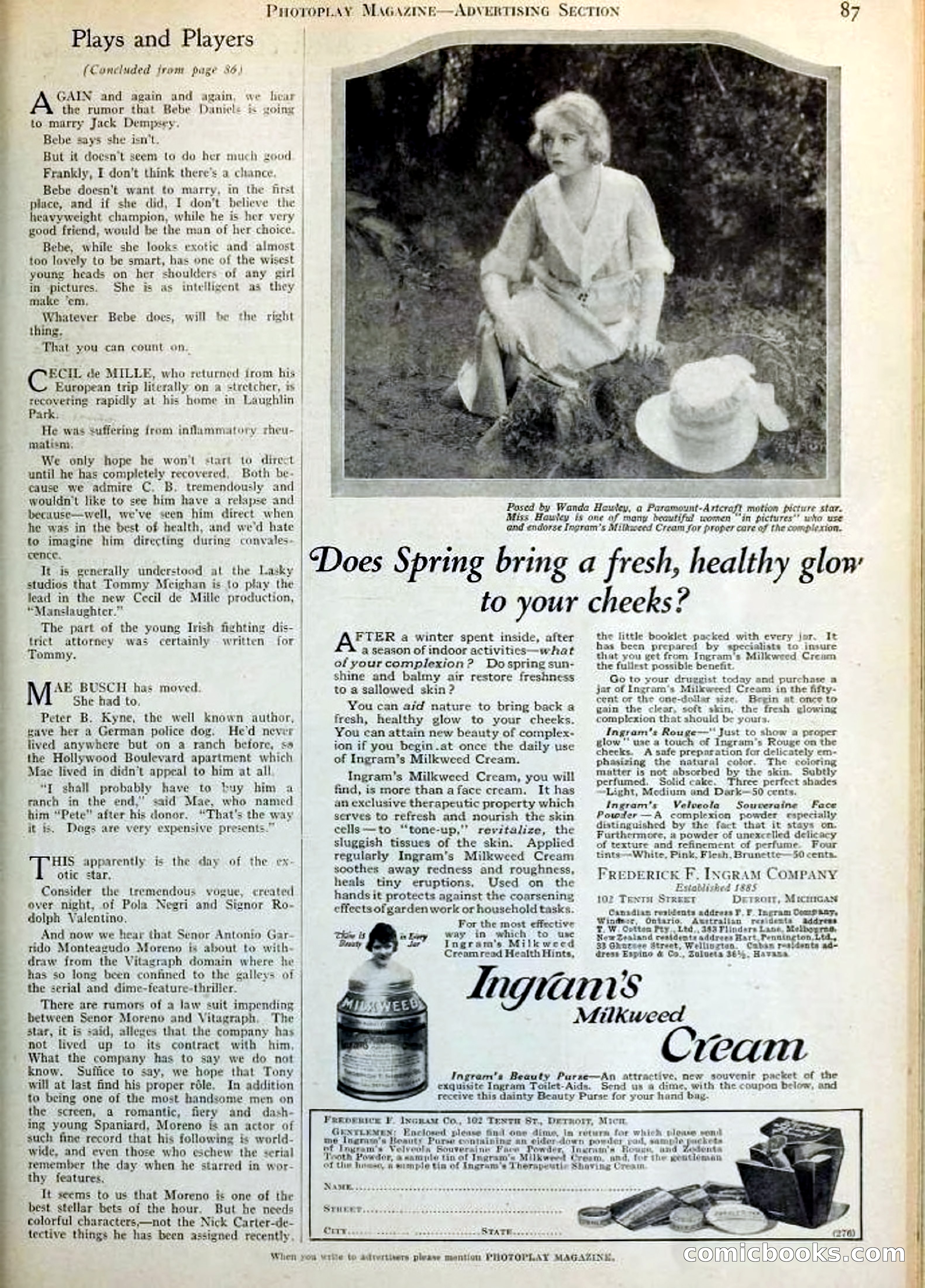 Photoplay Magazine Cover — page 87 of 126