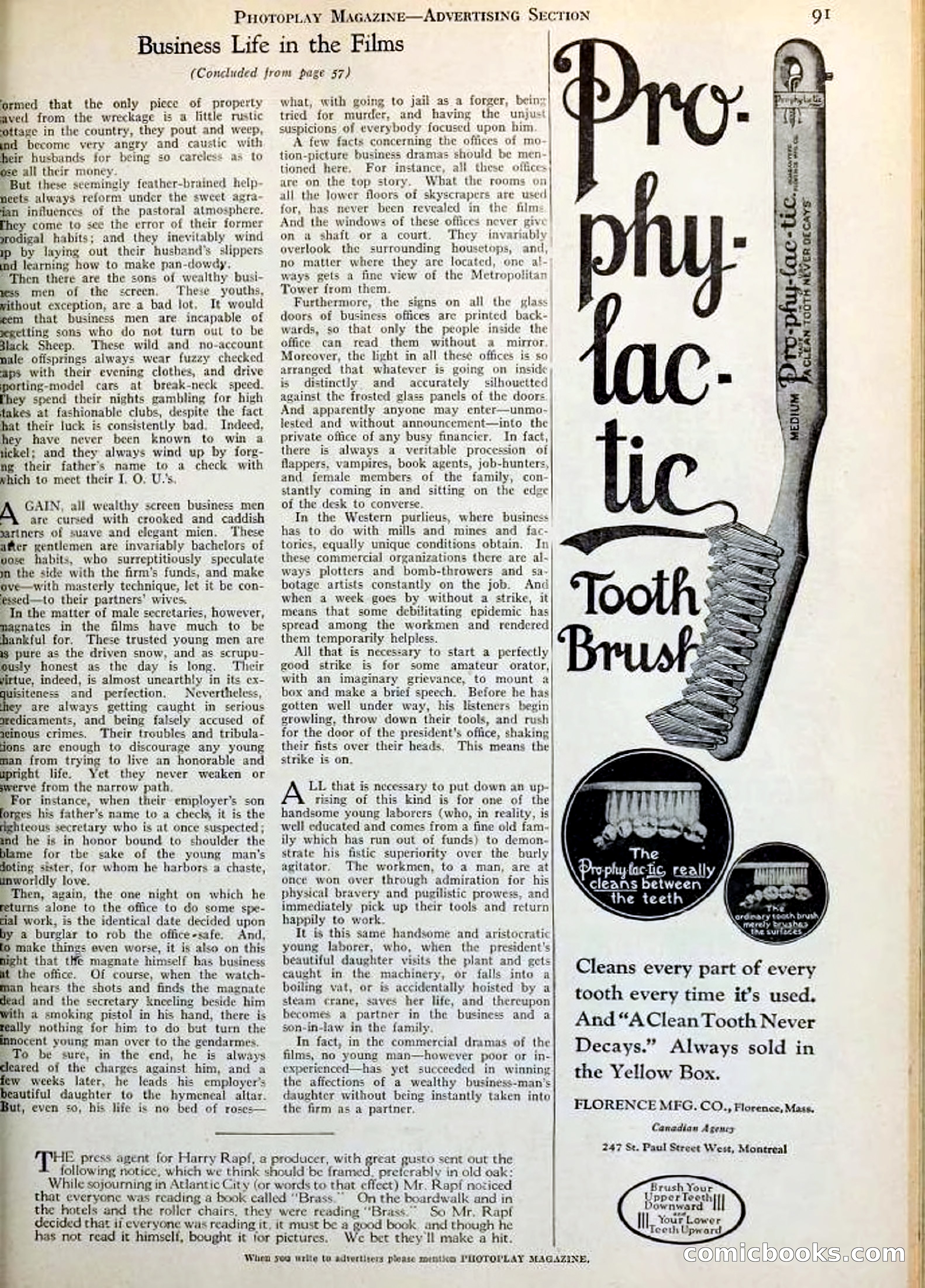 Photoplay Magazine Cover — page 91 of 126
