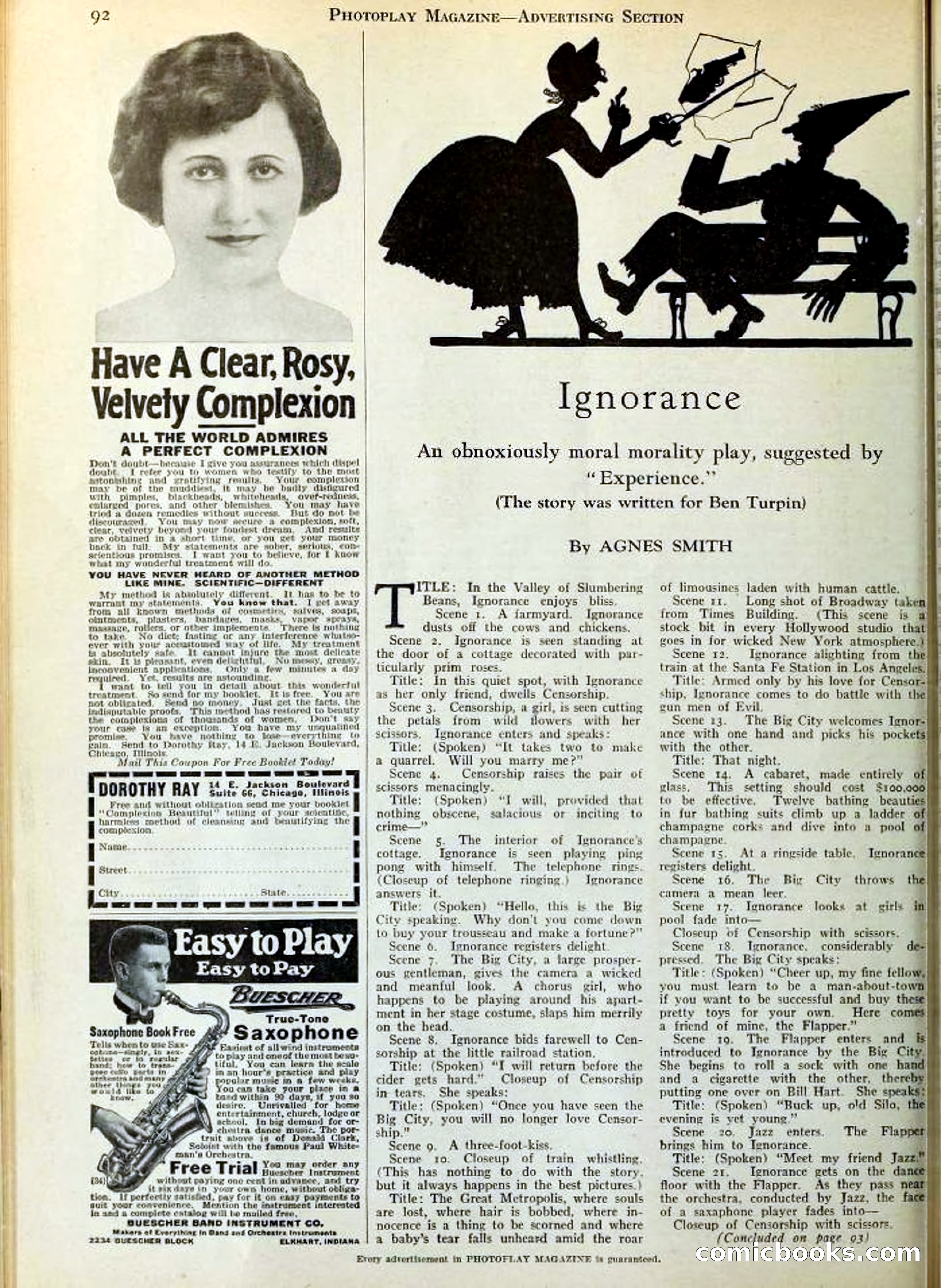 Photoplay Magazine Cover — page 92 of 126