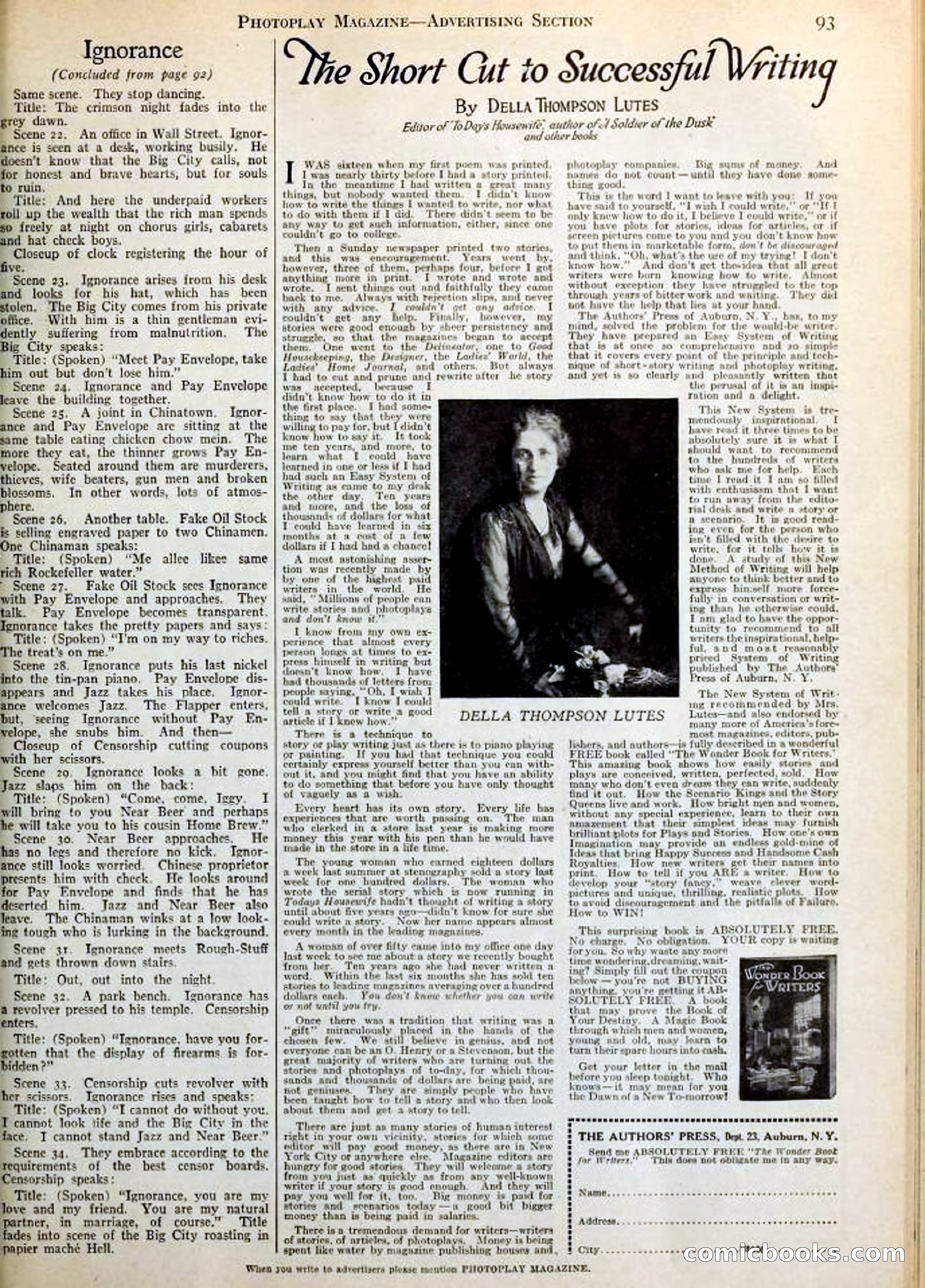Photoplay Magazine Cover — page 93 of 126