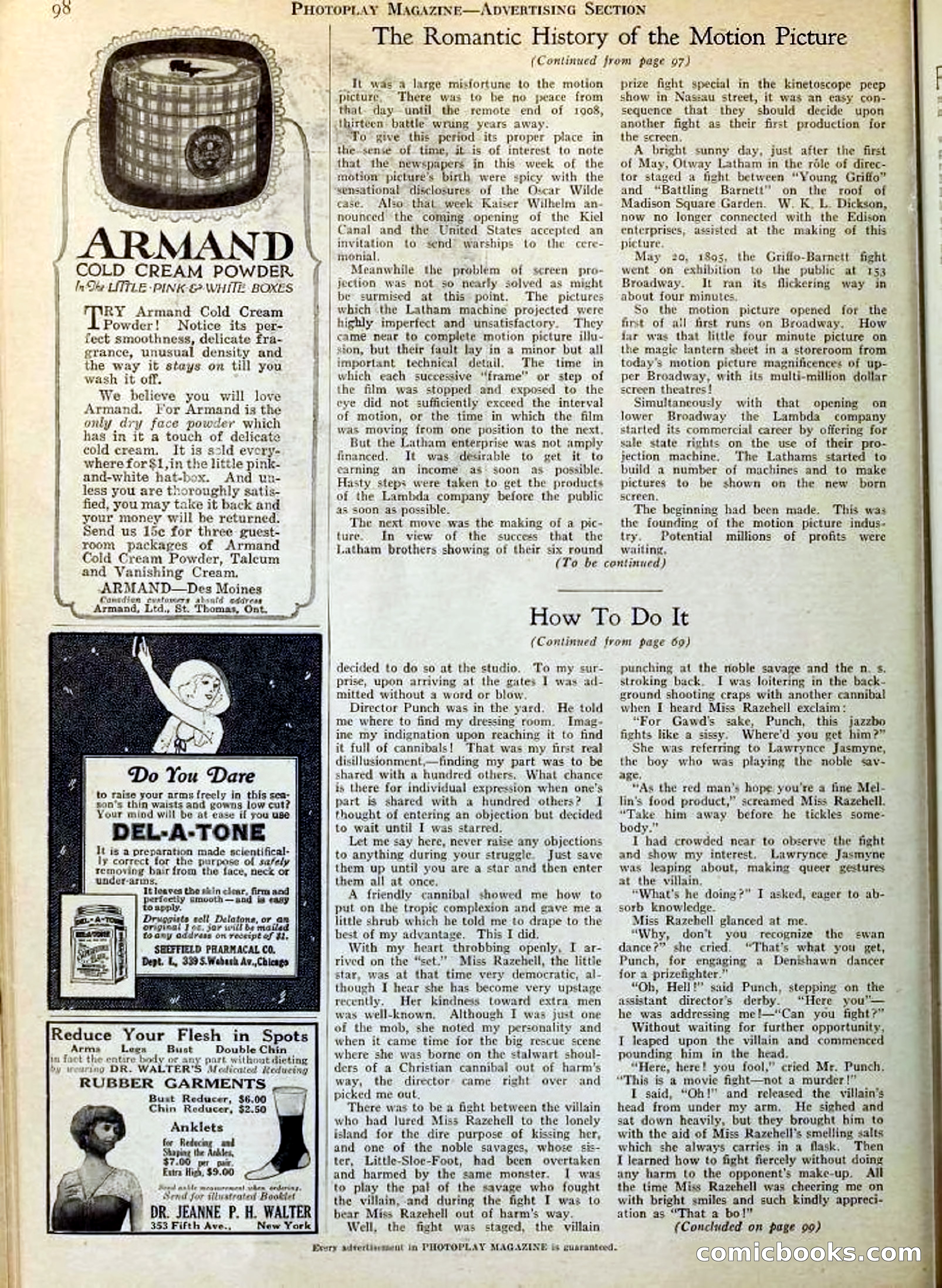 Photoplay Magazine Cover — page 98 of 126