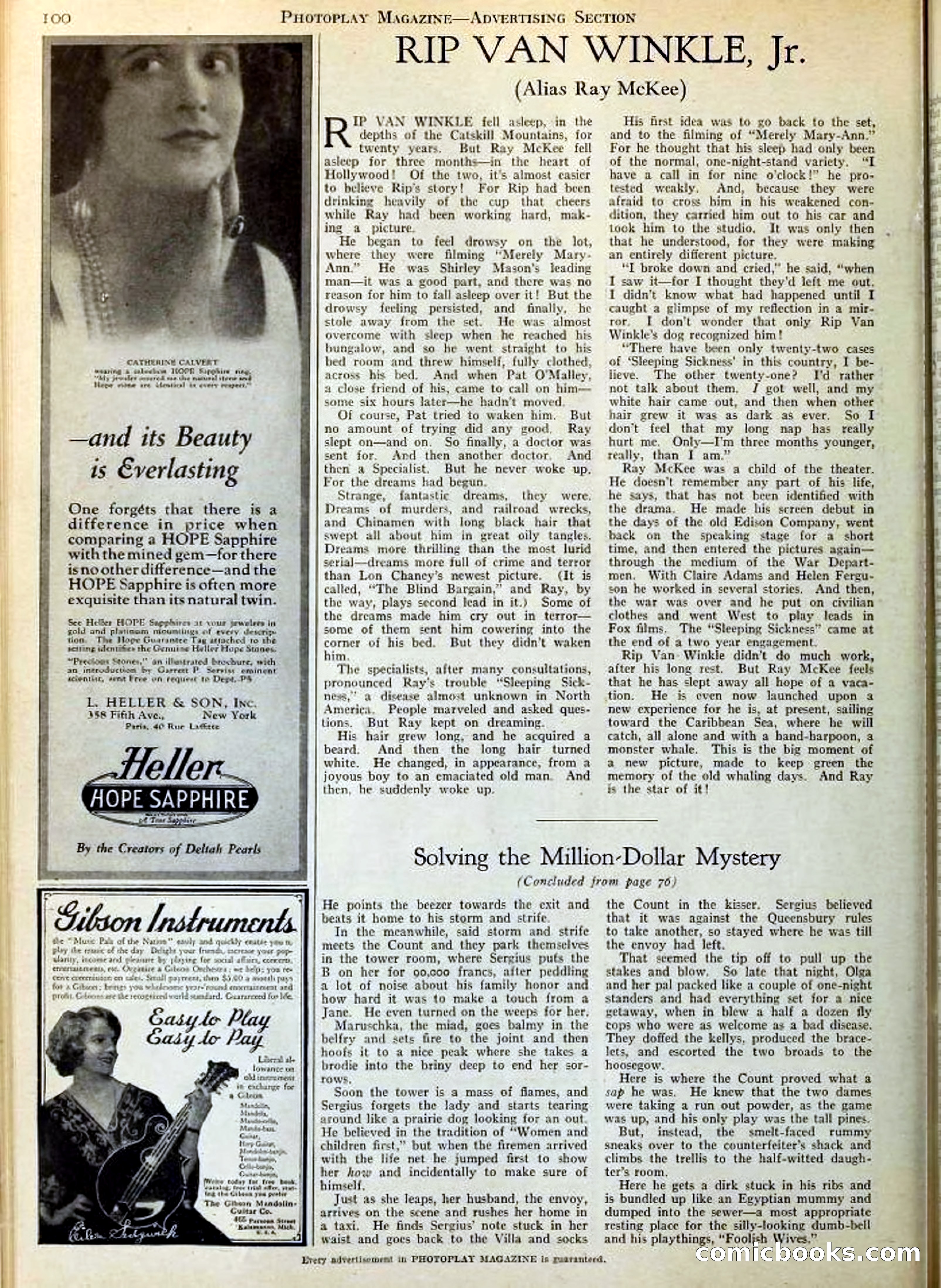 Photoplay Magazine Cover — page 100 of 126