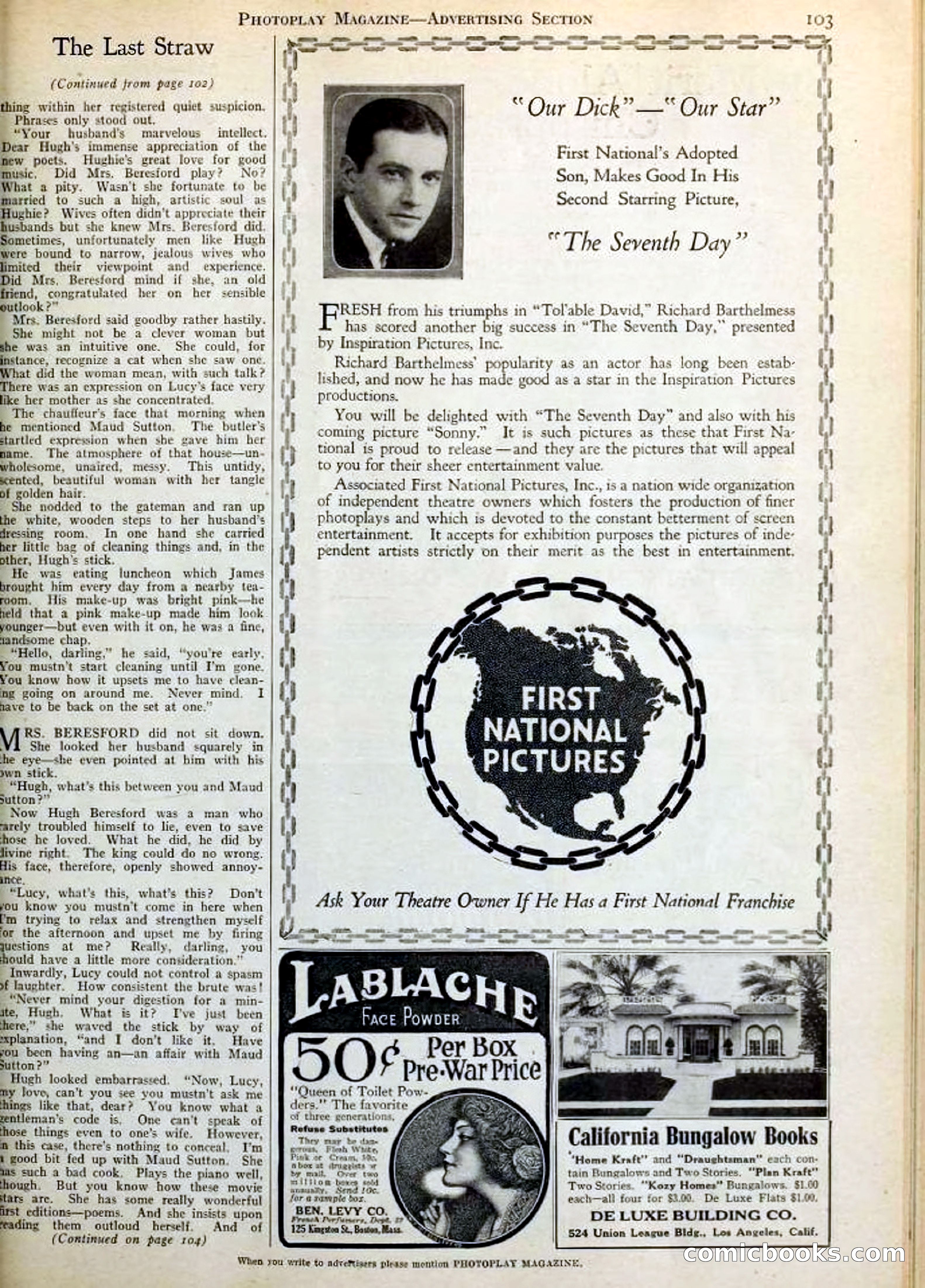 Photoplay Magazine Cover — page 103 of 126