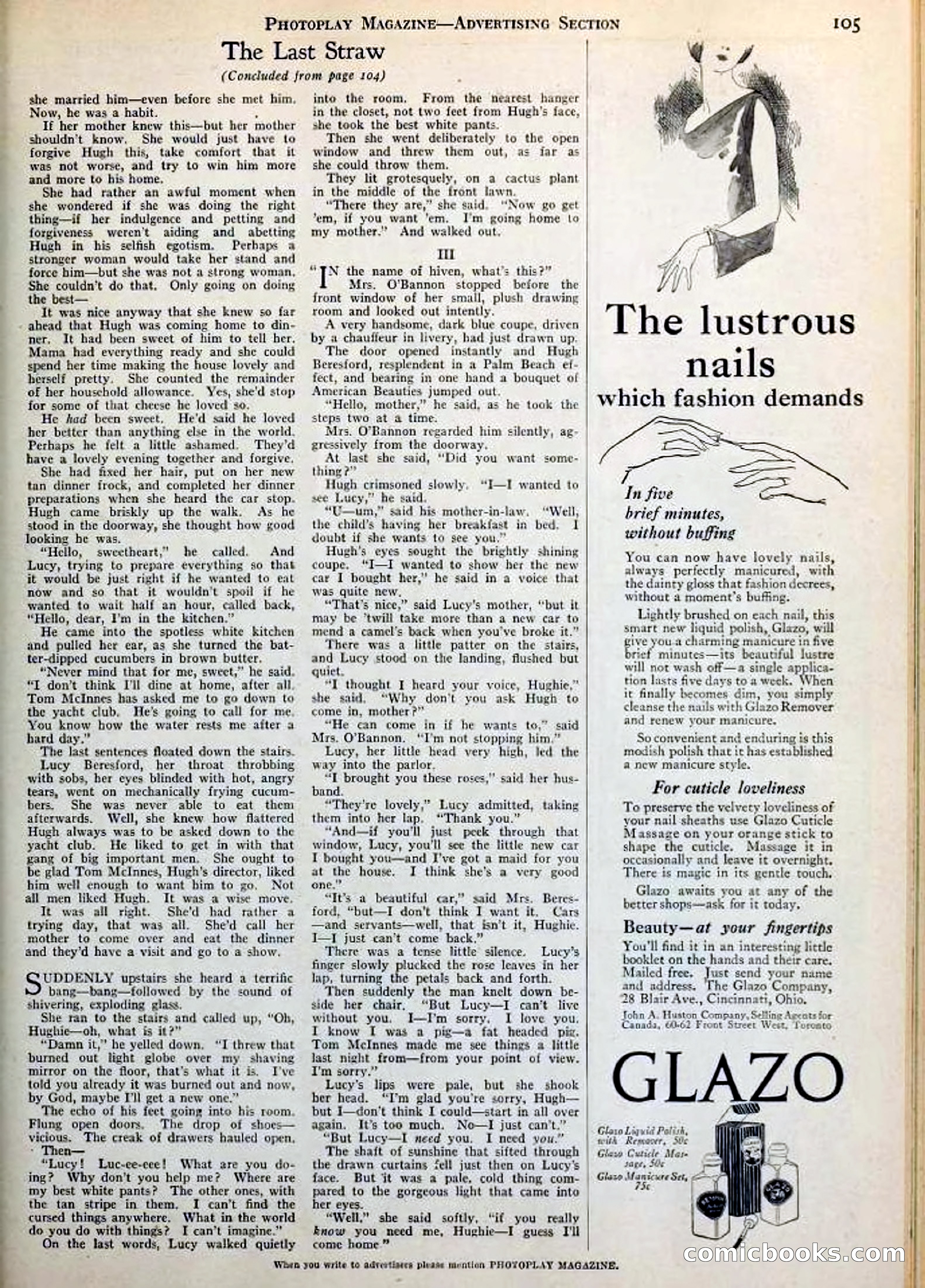 Photoplay Magazine Cover — page 105 of 126