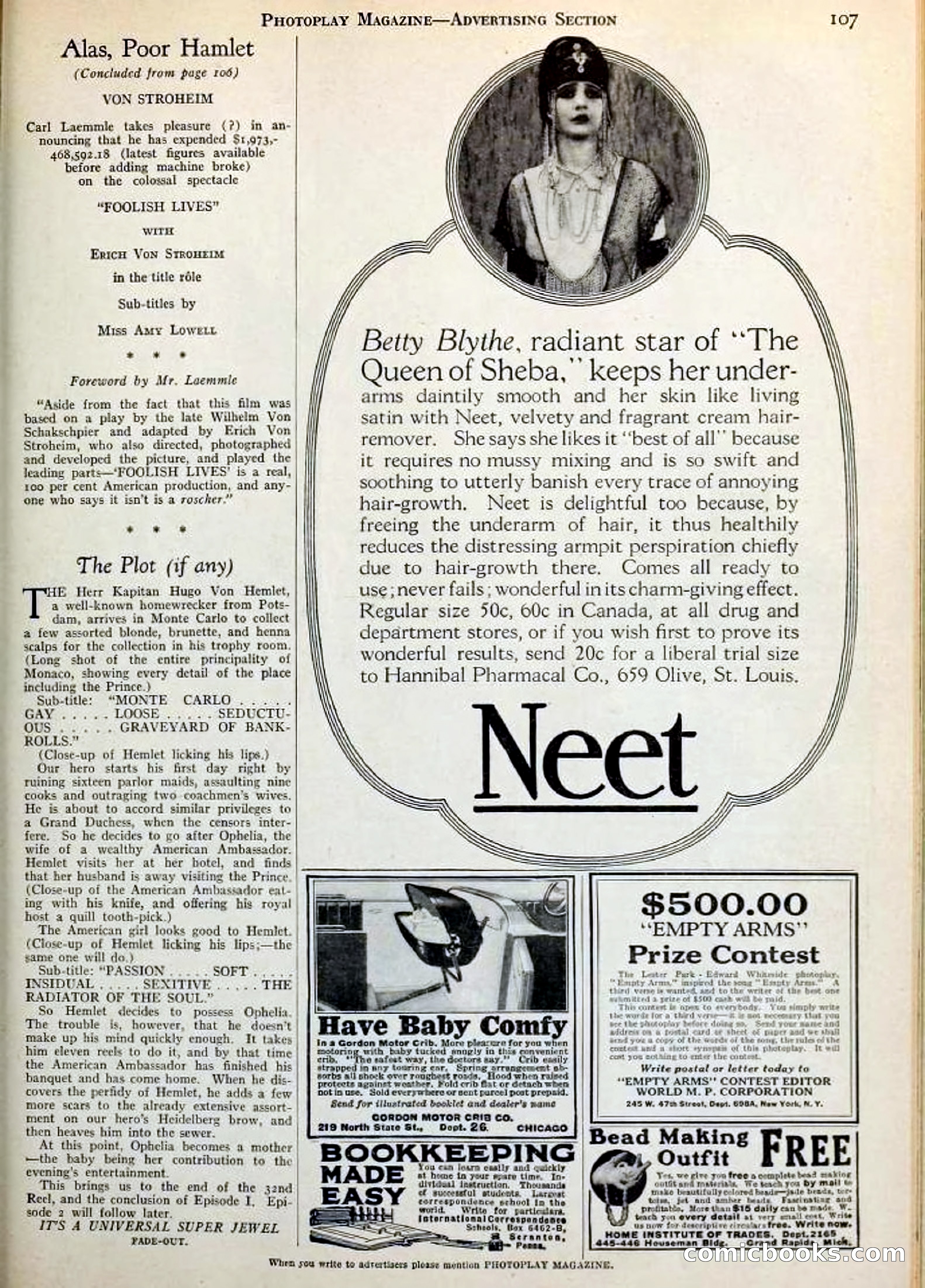 Photoplay Magazine Cover — page 107 of 126