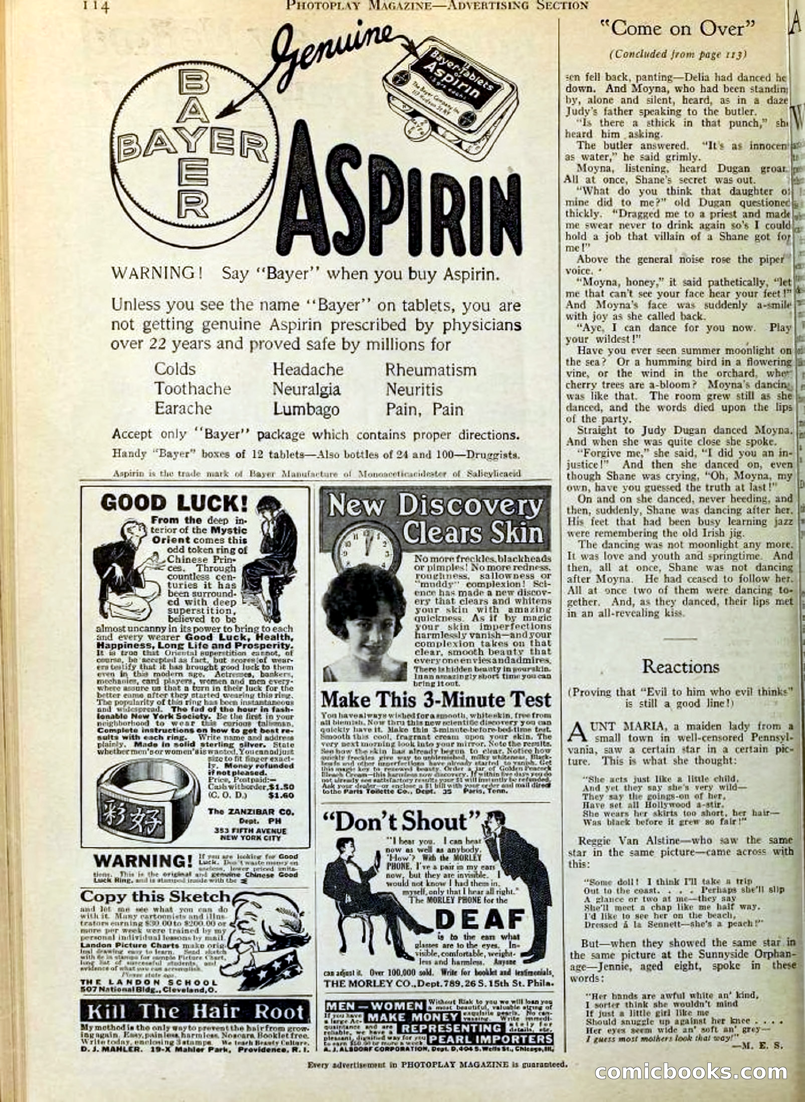 Photoplay Magazine Cover — page 114 of 126
