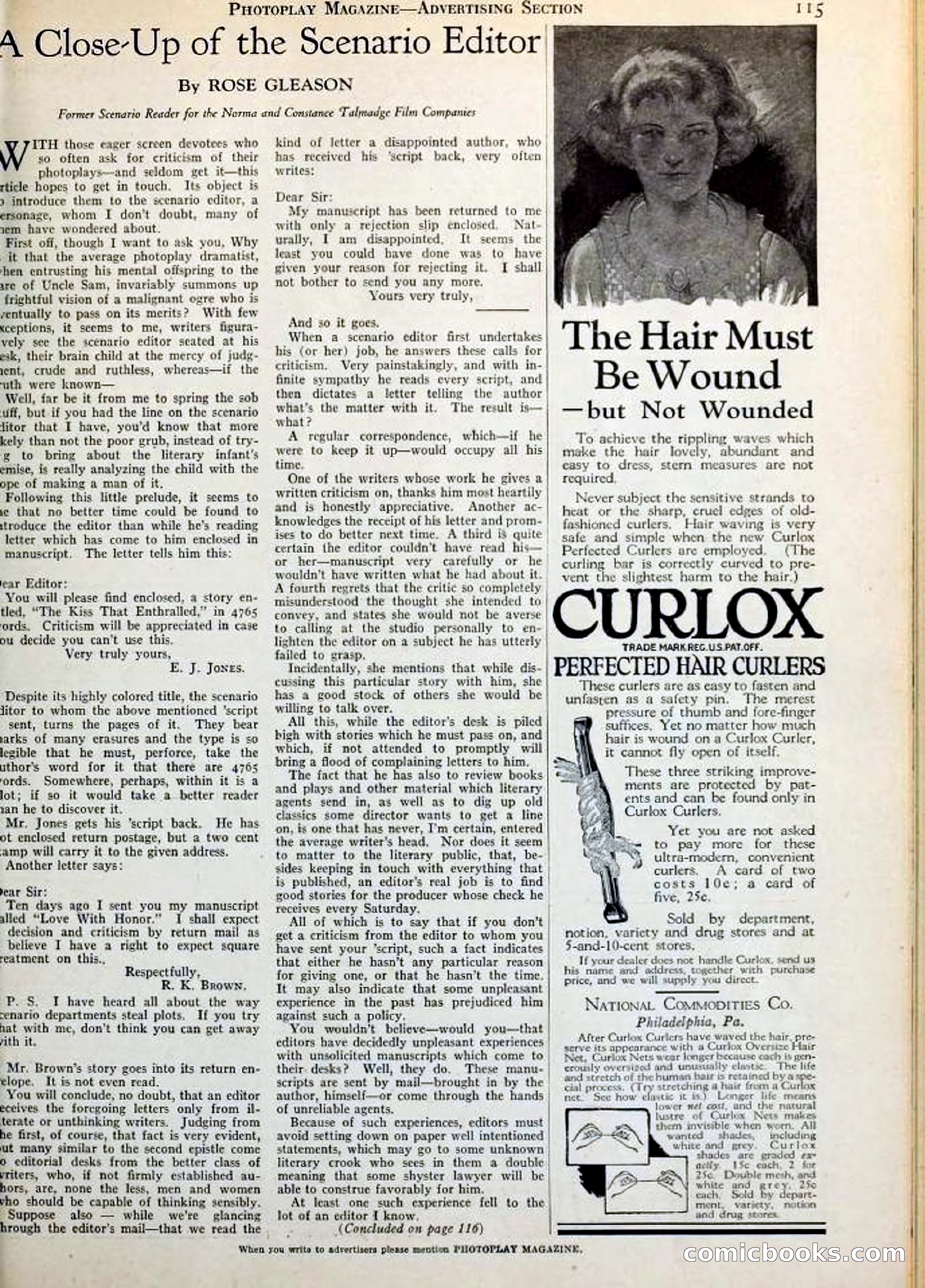 Photoplay Magazine Cover — page 115 of 126