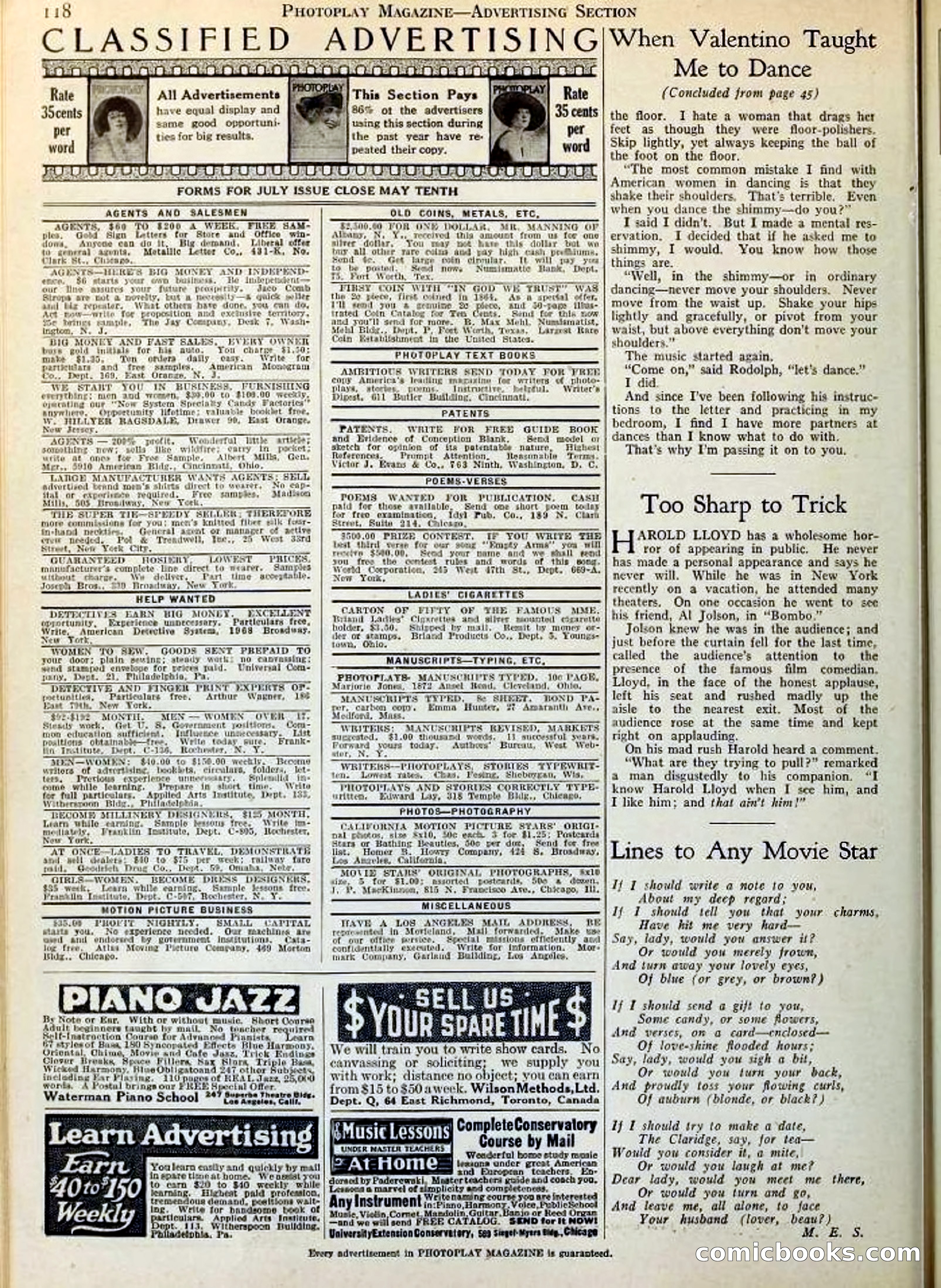 Photoplay Magazine Cover — page 118 of 126