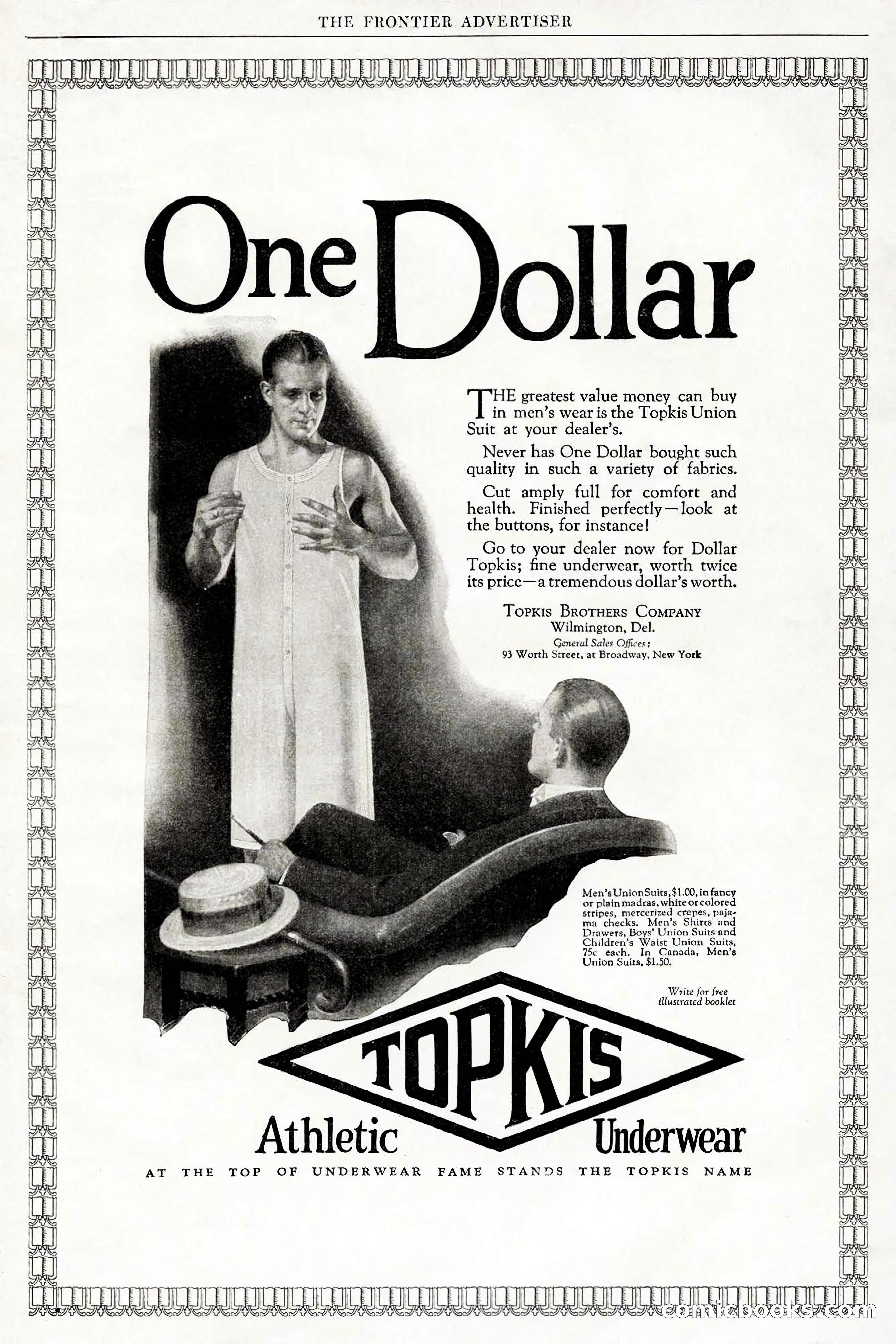 The Frontier, May 1926 — page 3: Pulp Fiction, 1926
