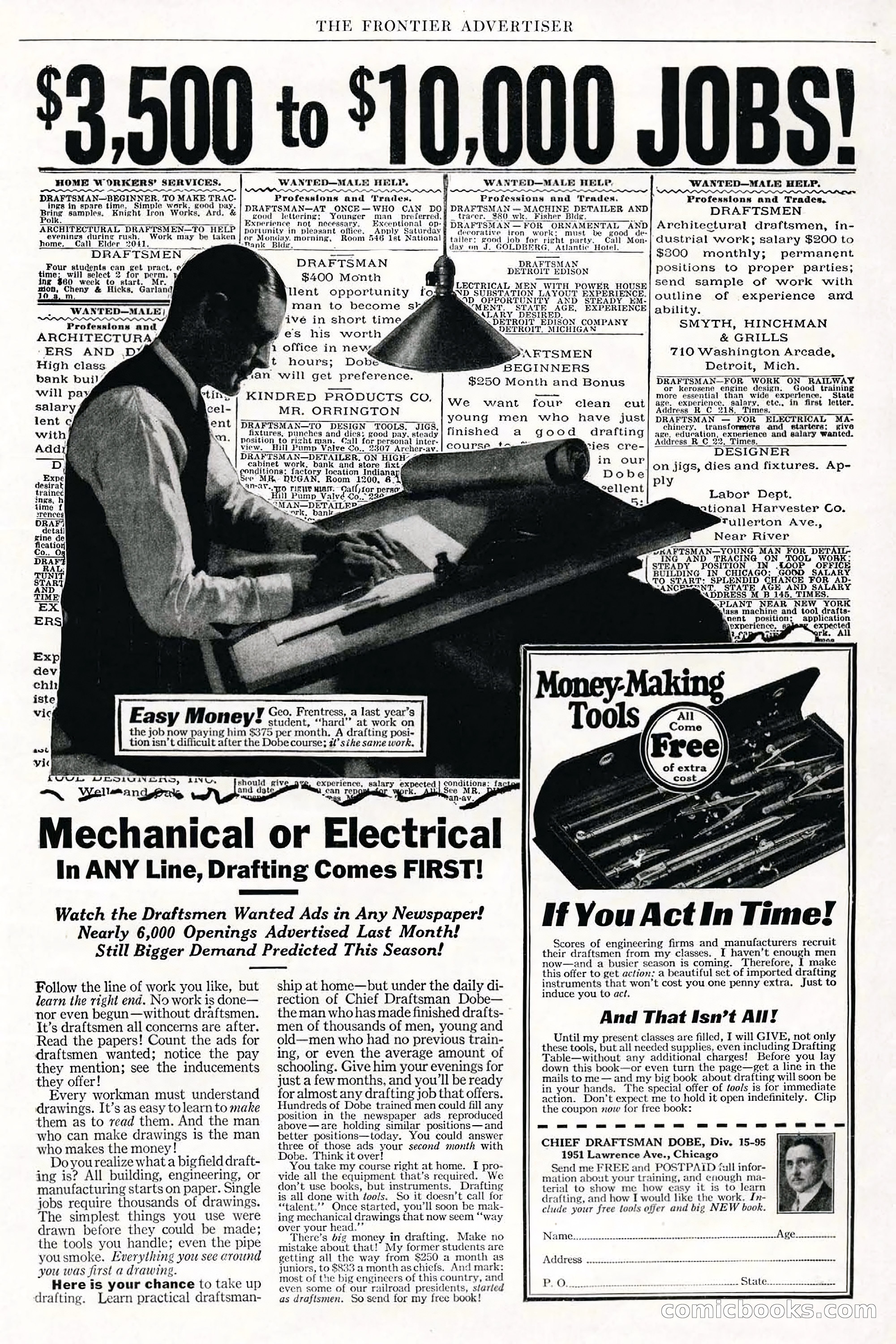 The Frontier, May 1926 — page 5: Pulp Fiction, 1926