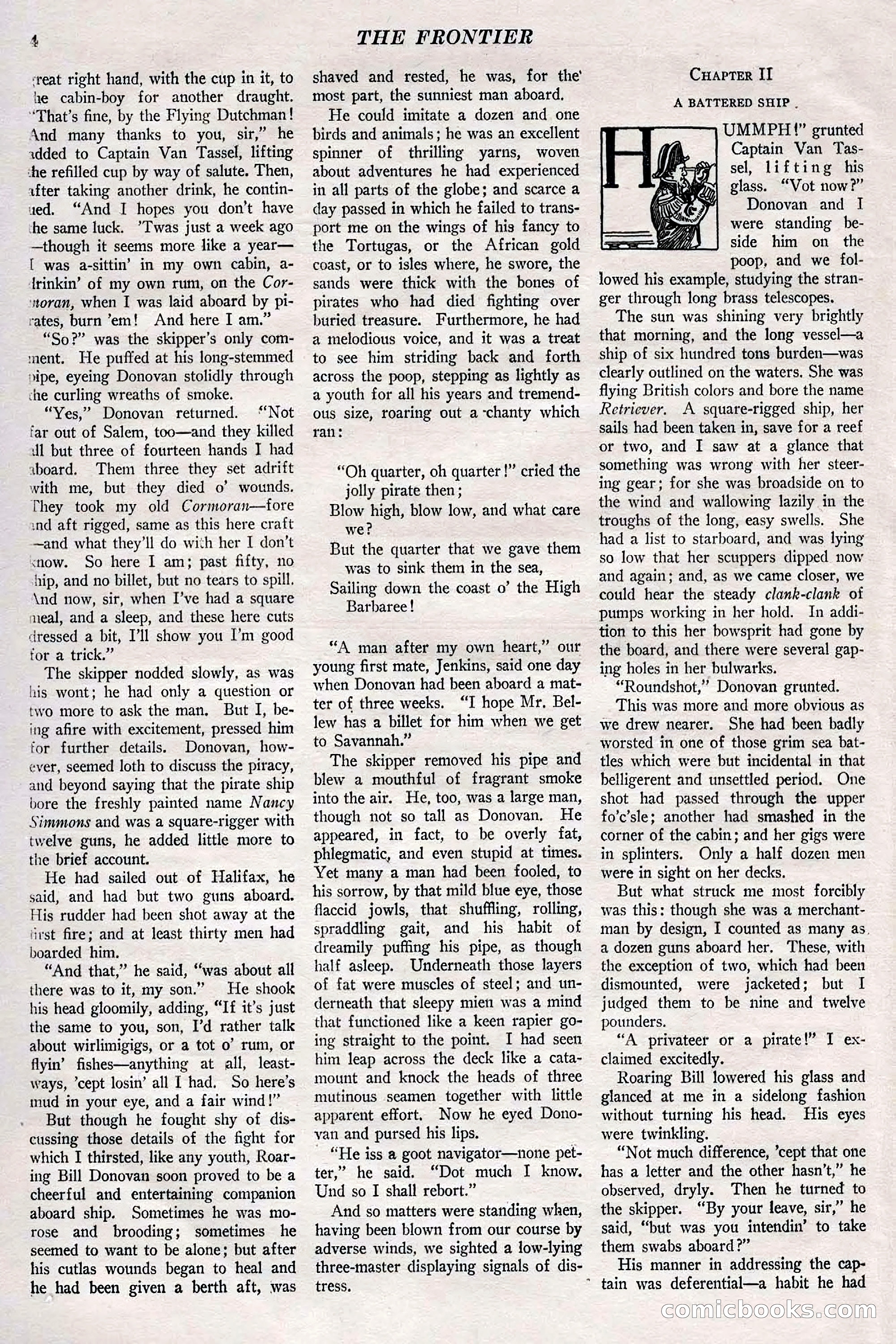 The Frontier, May 1926 — page 14: Pulp Fiction, 1926
