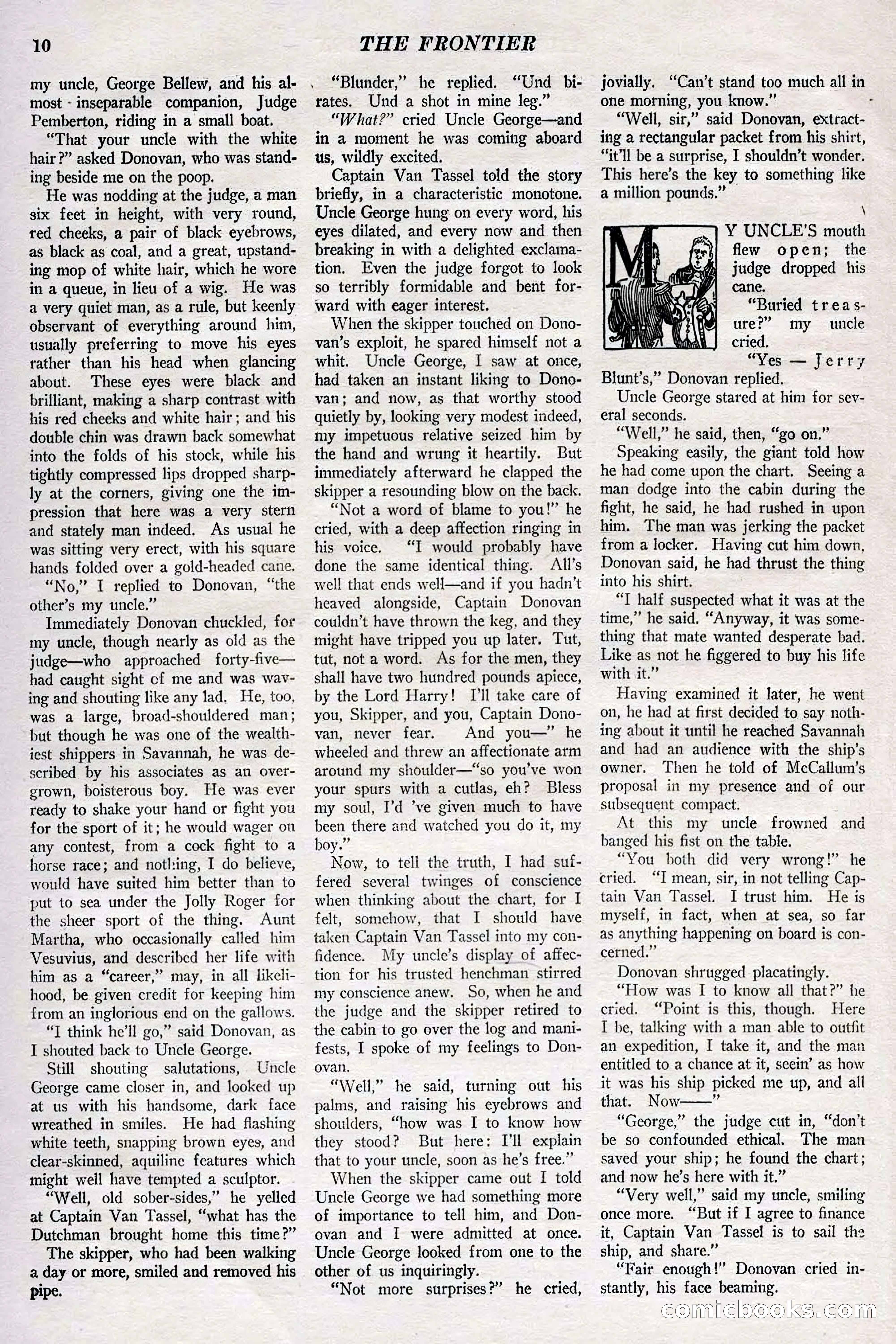 The Frontier, May 1926 — page 20: Pulp Fiction, 1926