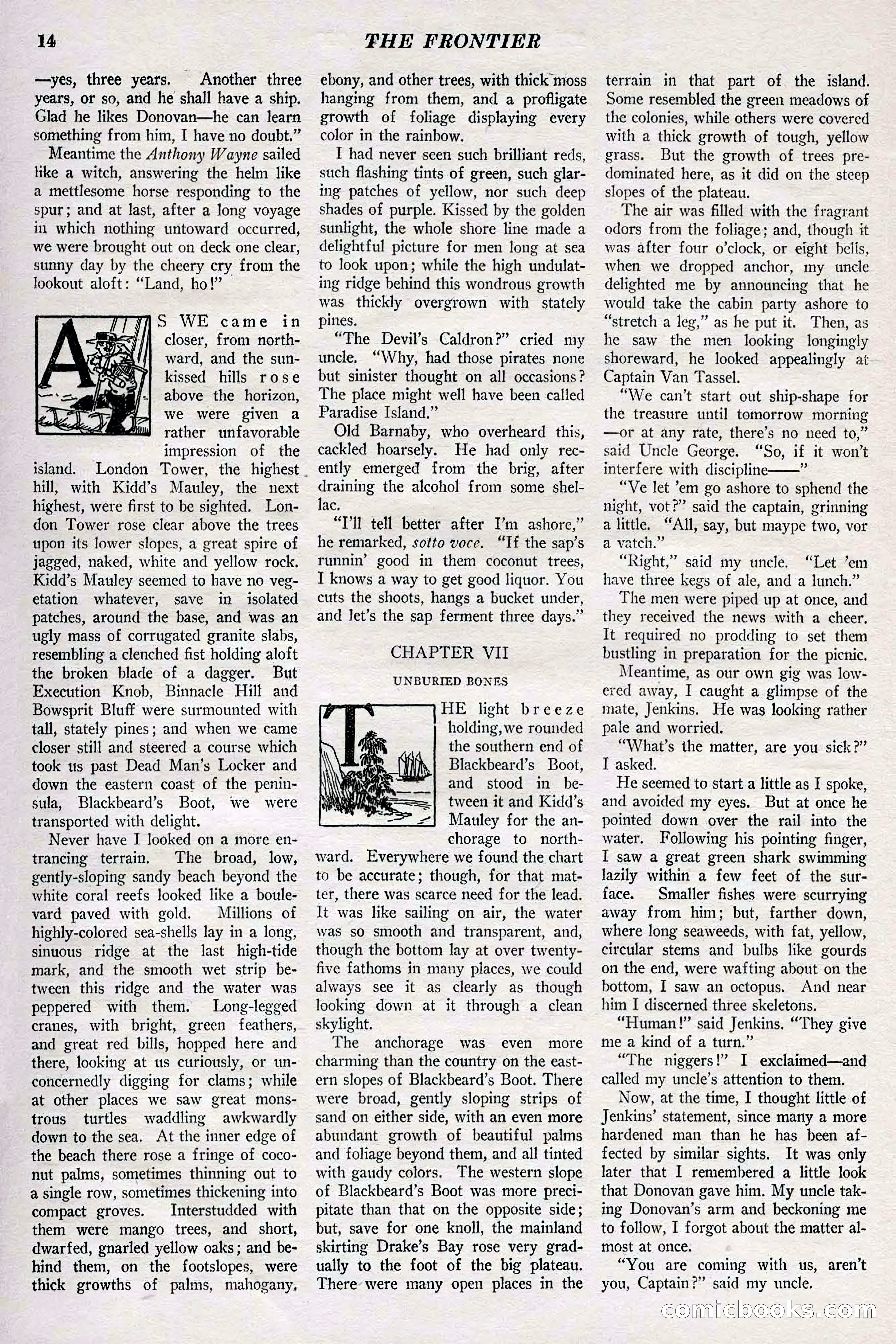 The Frontier, May 1926 — page 24: Pulp Fiction, 1926