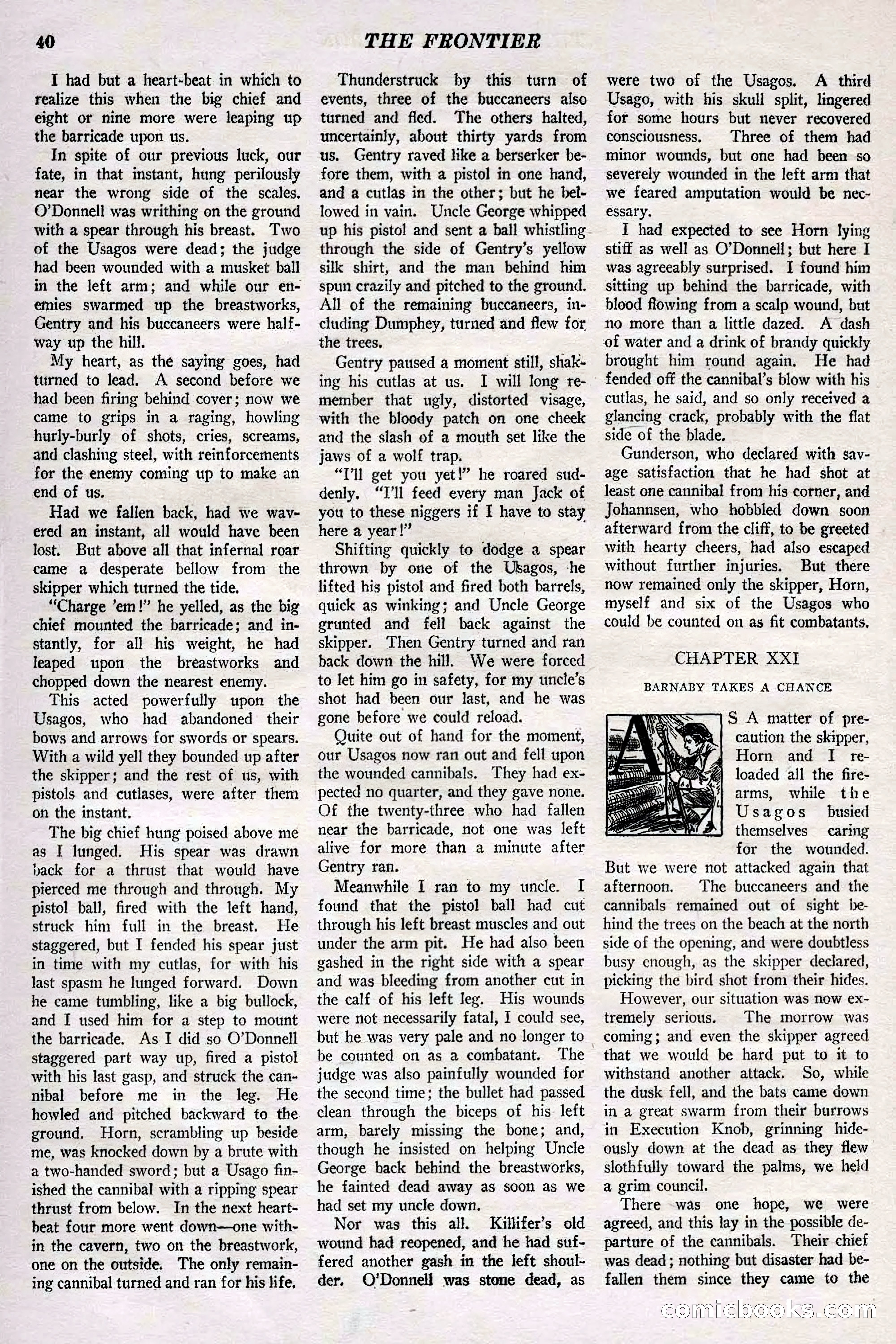 The Frontier, May 1926 — page 50: Pulp Fiction, 1926