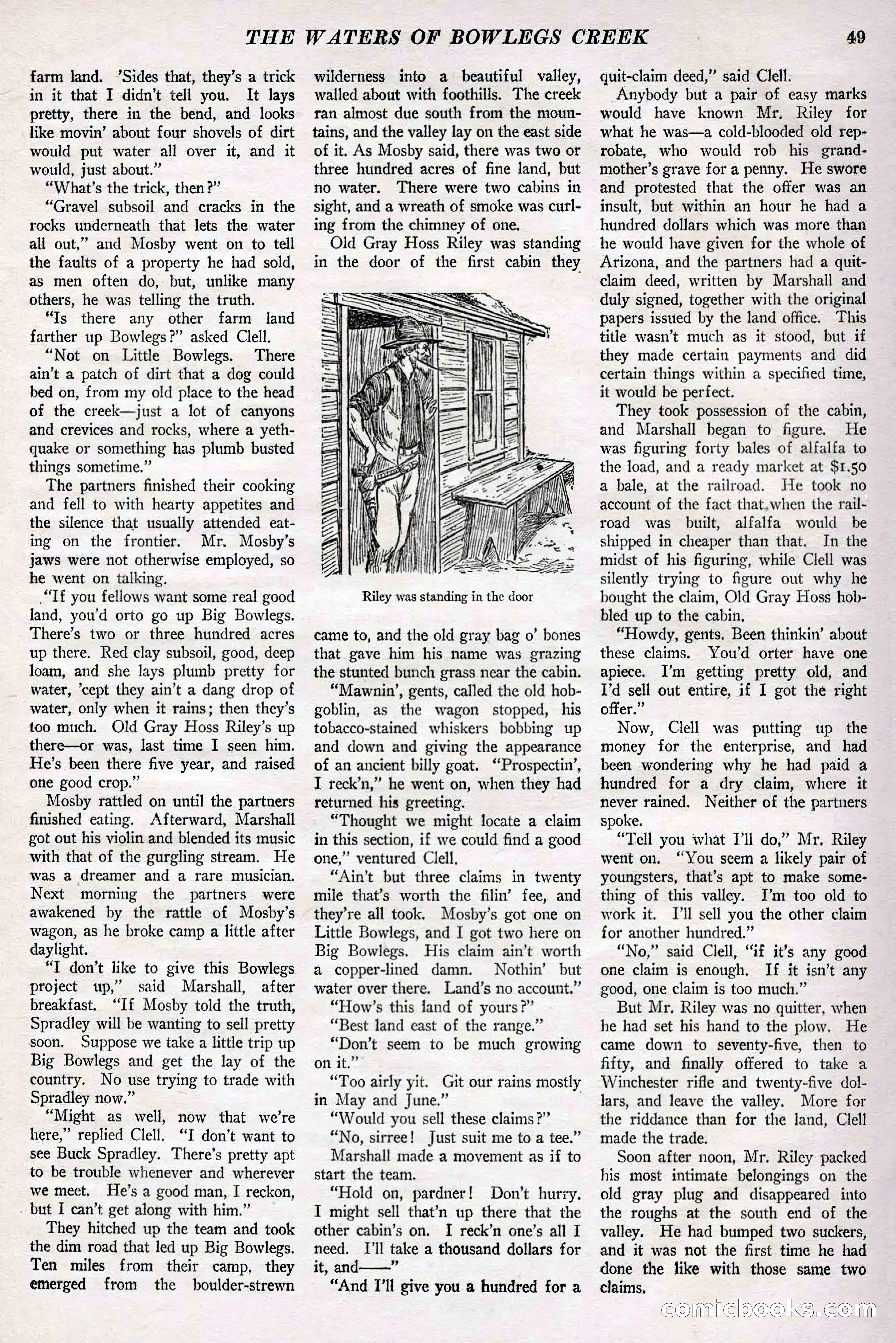 The Frontier, May 1926 — page 59: Pulp Fiction, 1926