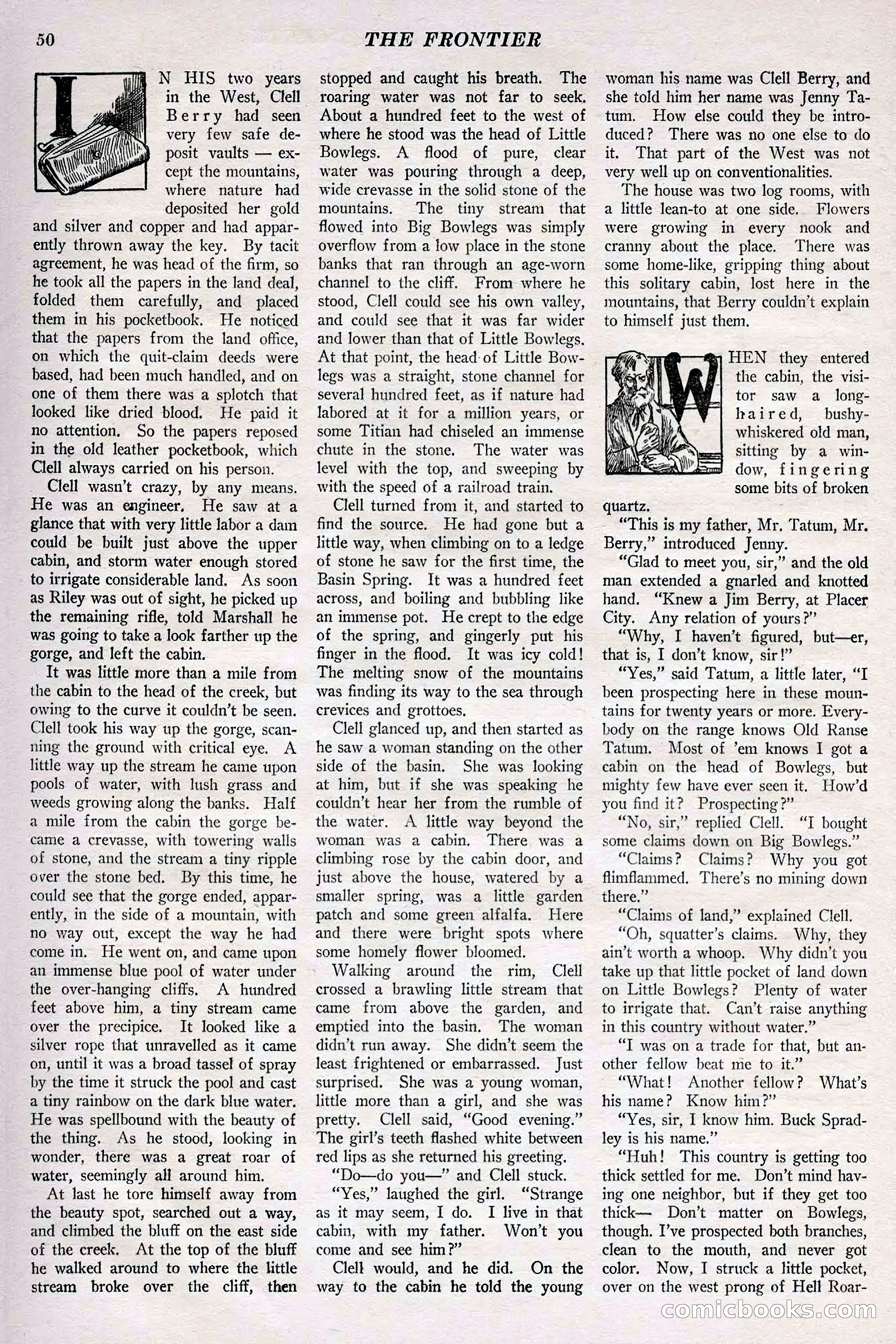 The Frontier, May 1926 — page 60: Pulp Fiction, 1926