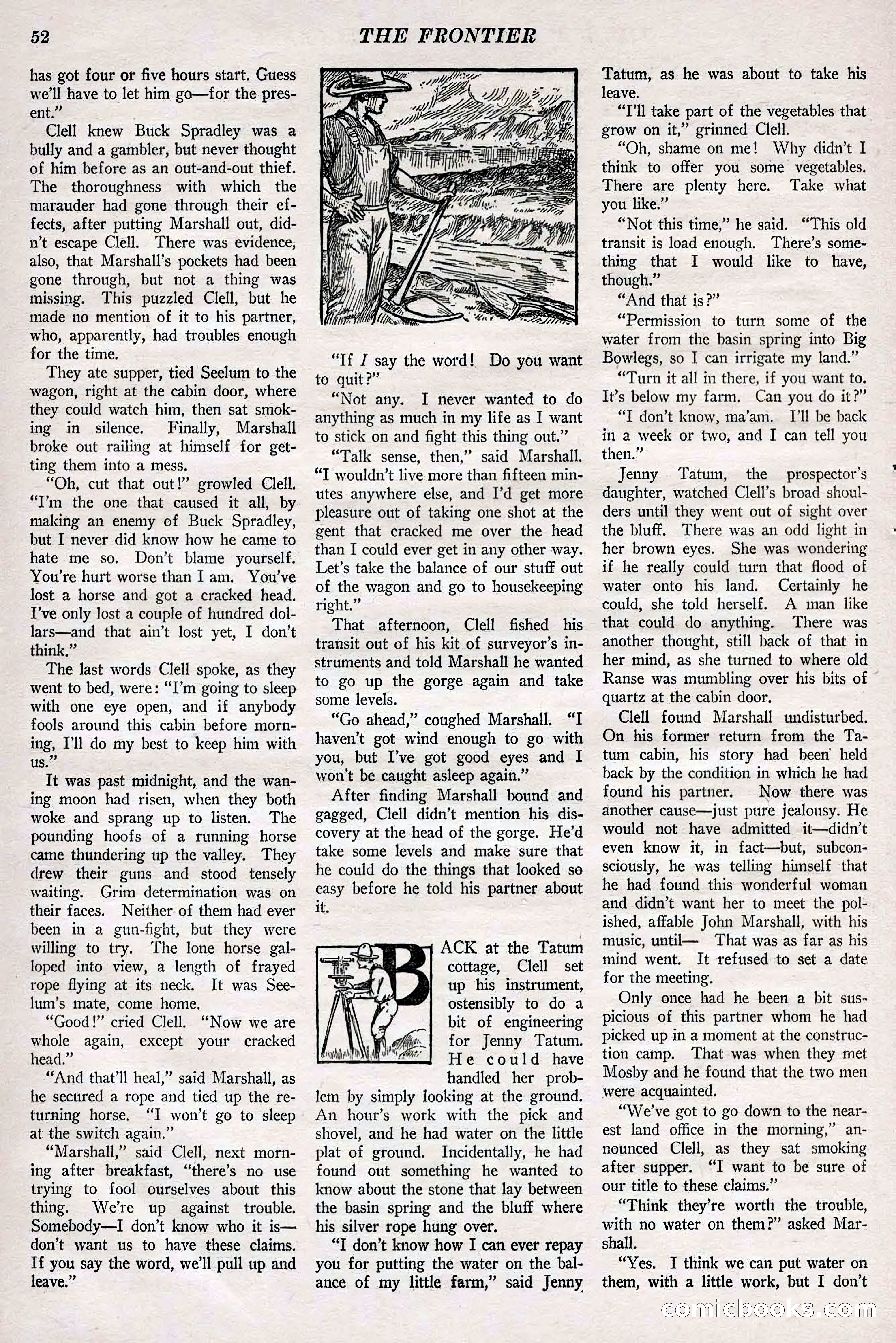 The Frontier, May 1926 — page 62: Pulp Fiction, 1926