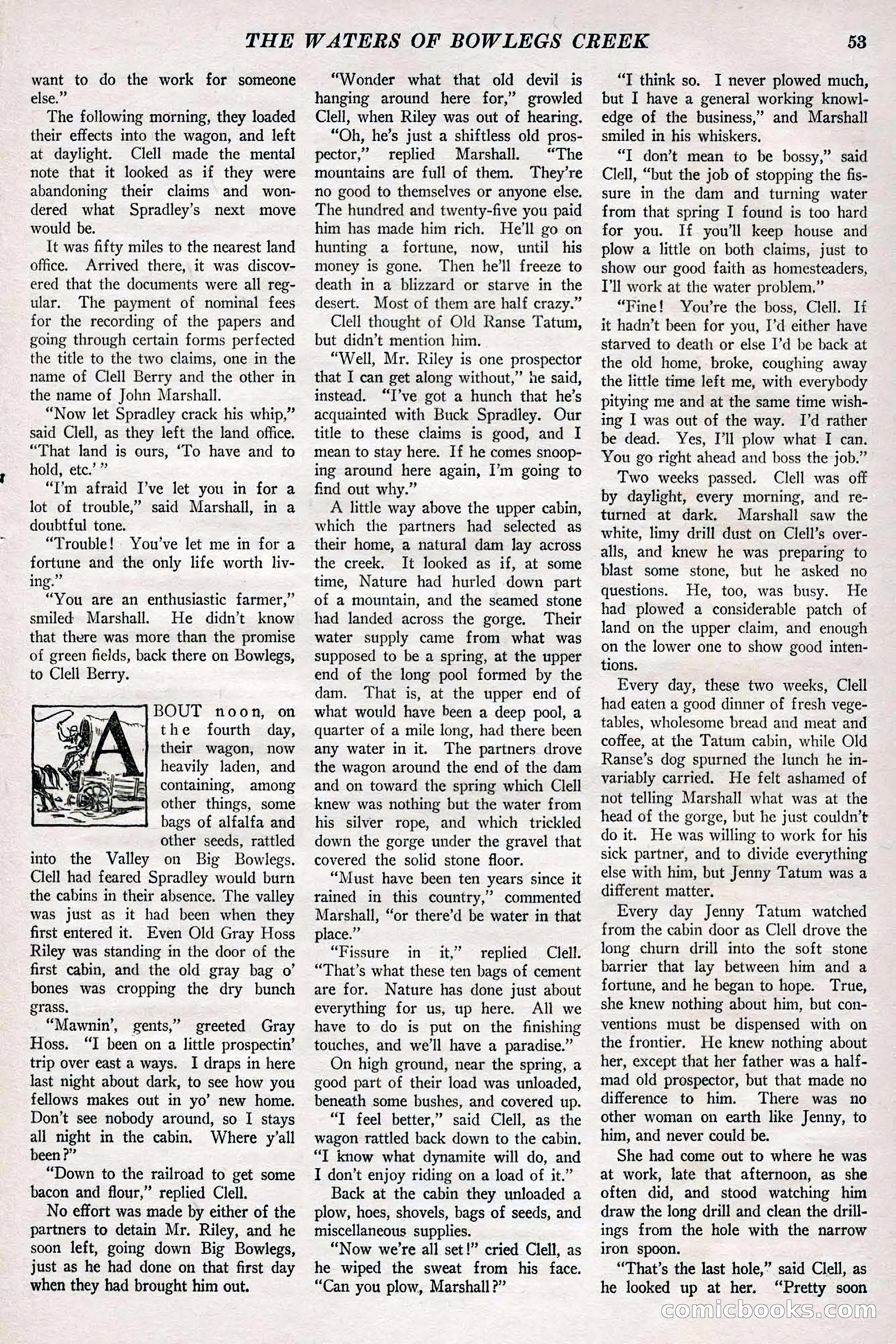 The Frontier, May 1926 — page 63: Pulp Fiction, 1926