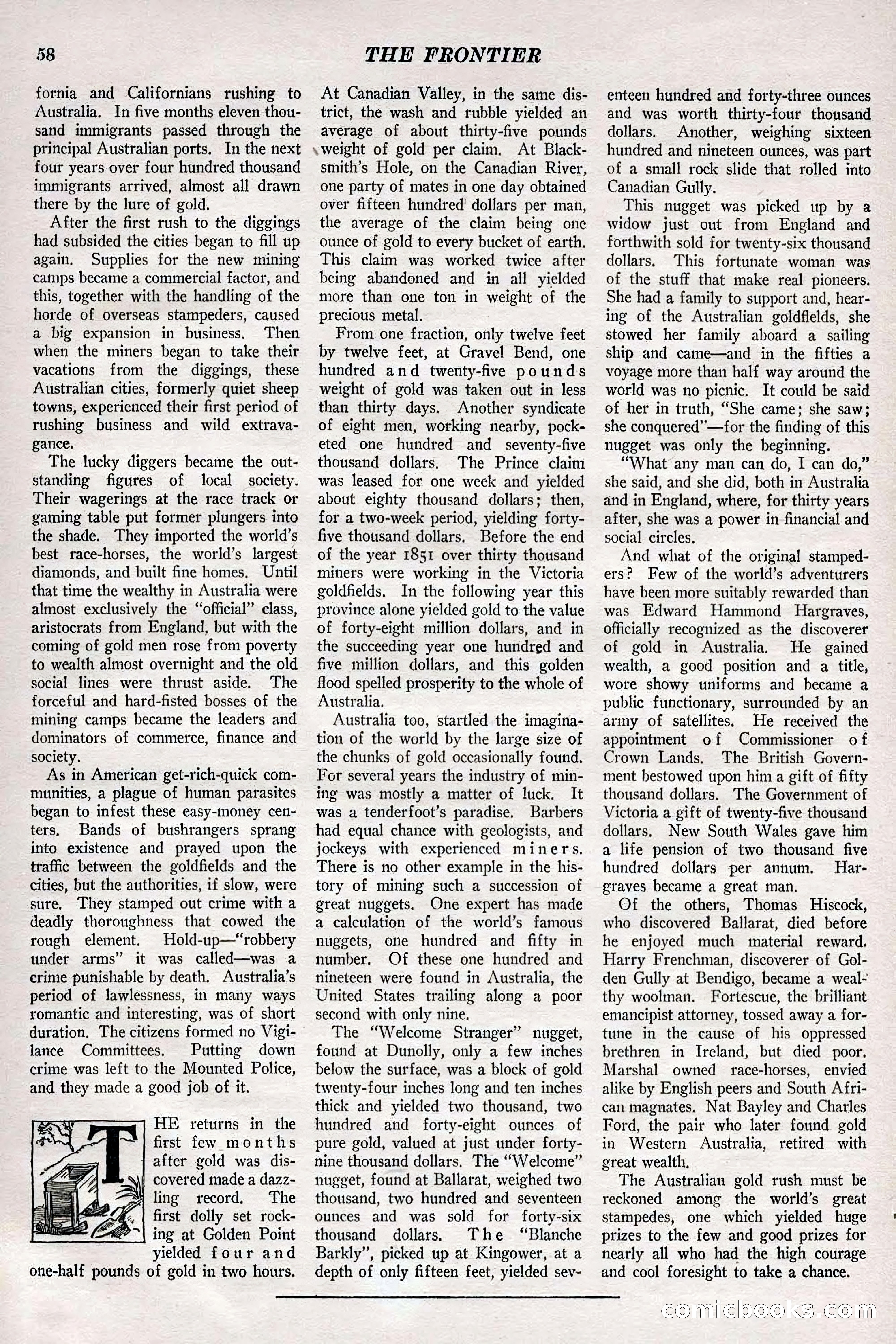 The Frontier, May 1926 — page 68: Pulp Fiction, 1926