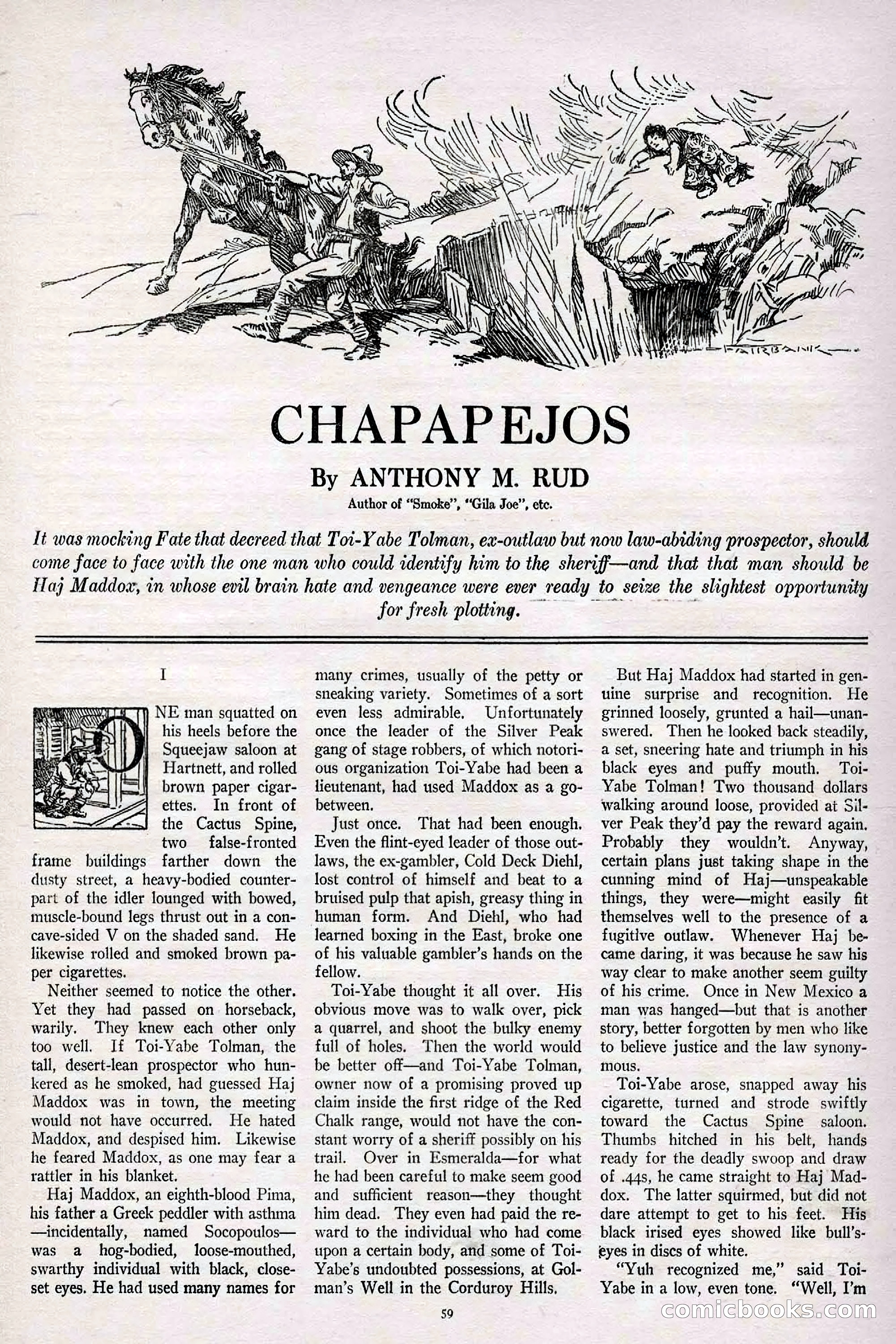 The Frontier, May 1926 — page 69: Pulp Fiction, 1926