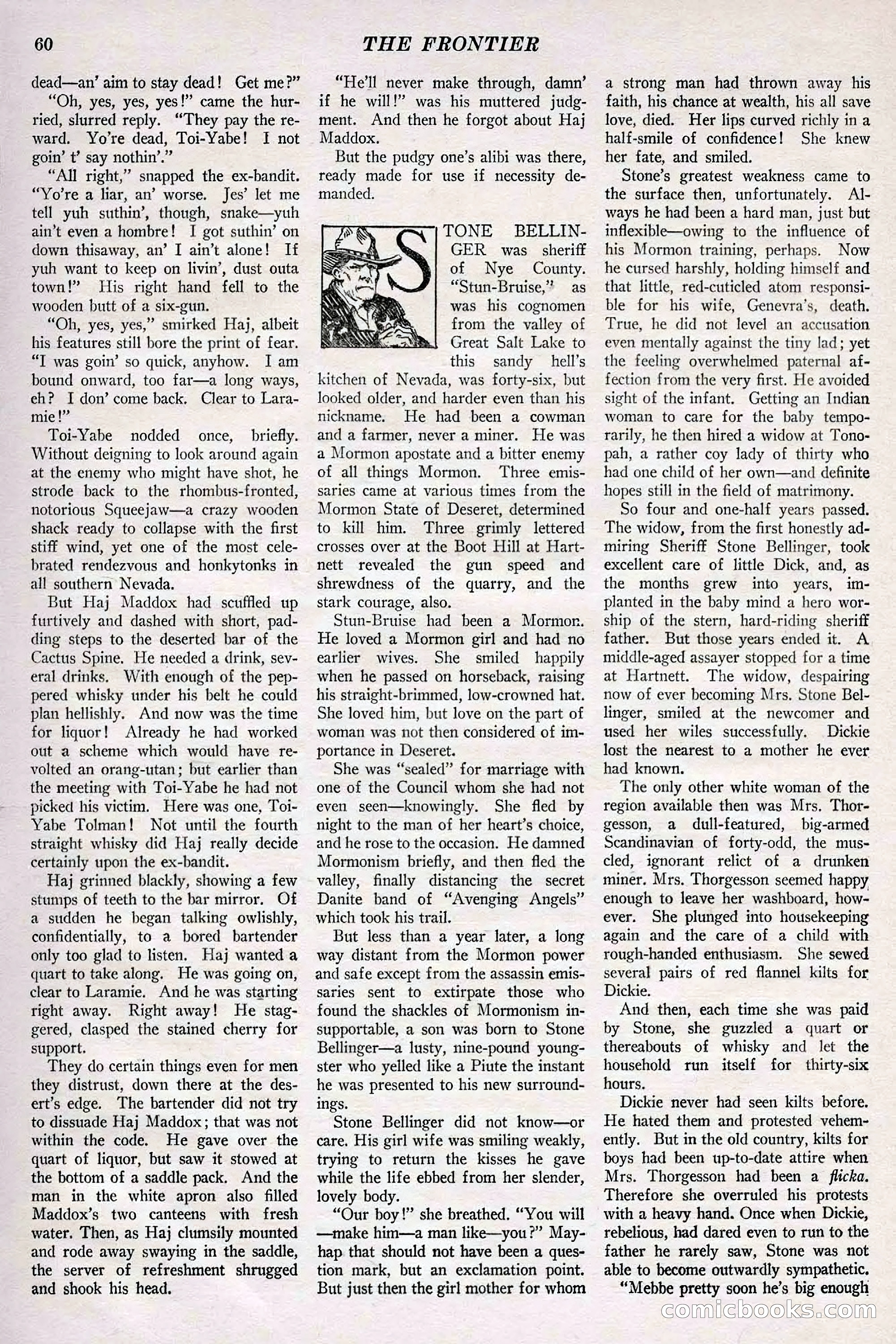 The Frontier, May 1926 — page 70: Pulp Fiction, 1926
