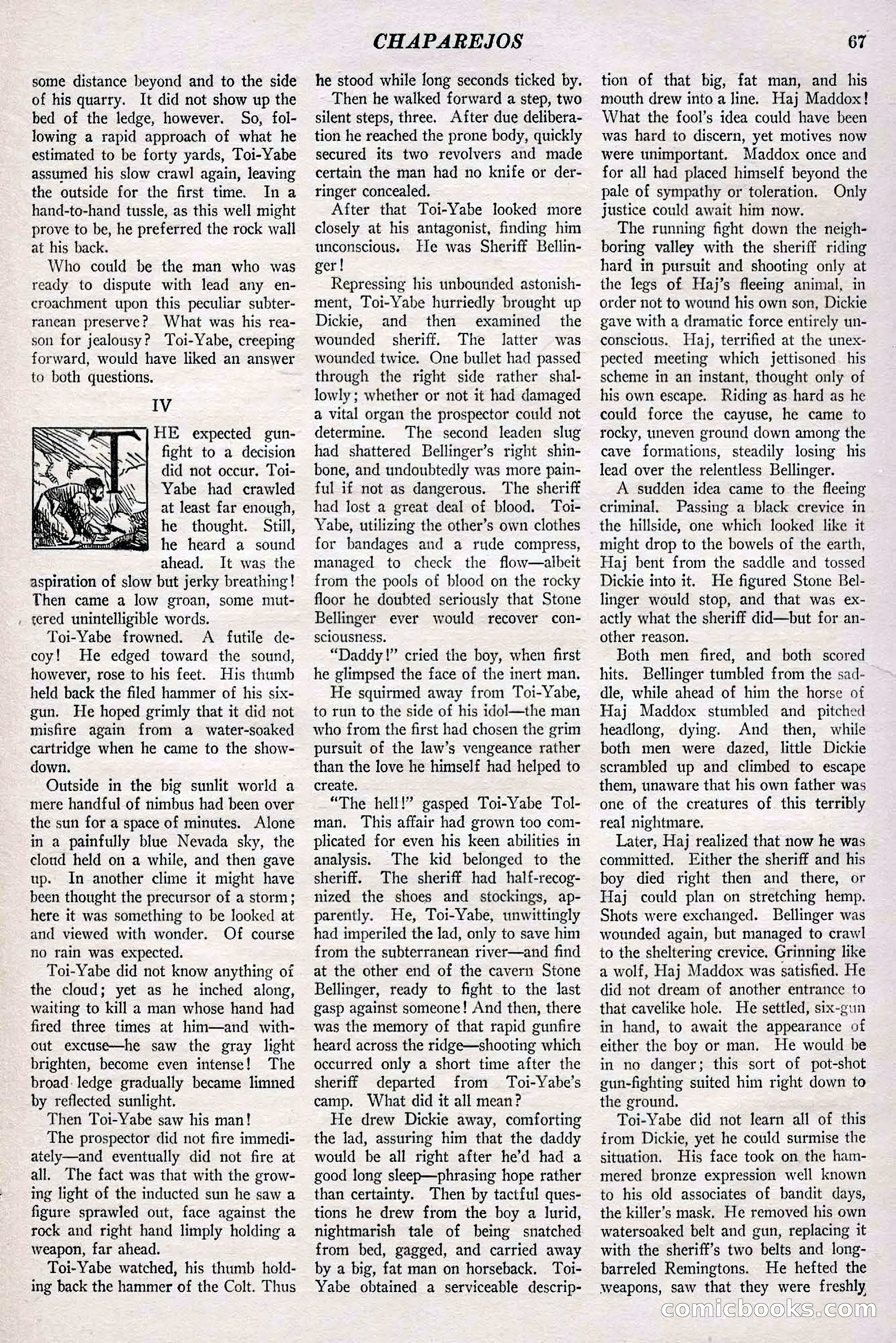 The Frontier, May 1926 — page 77: Pulp Fiction, 1926