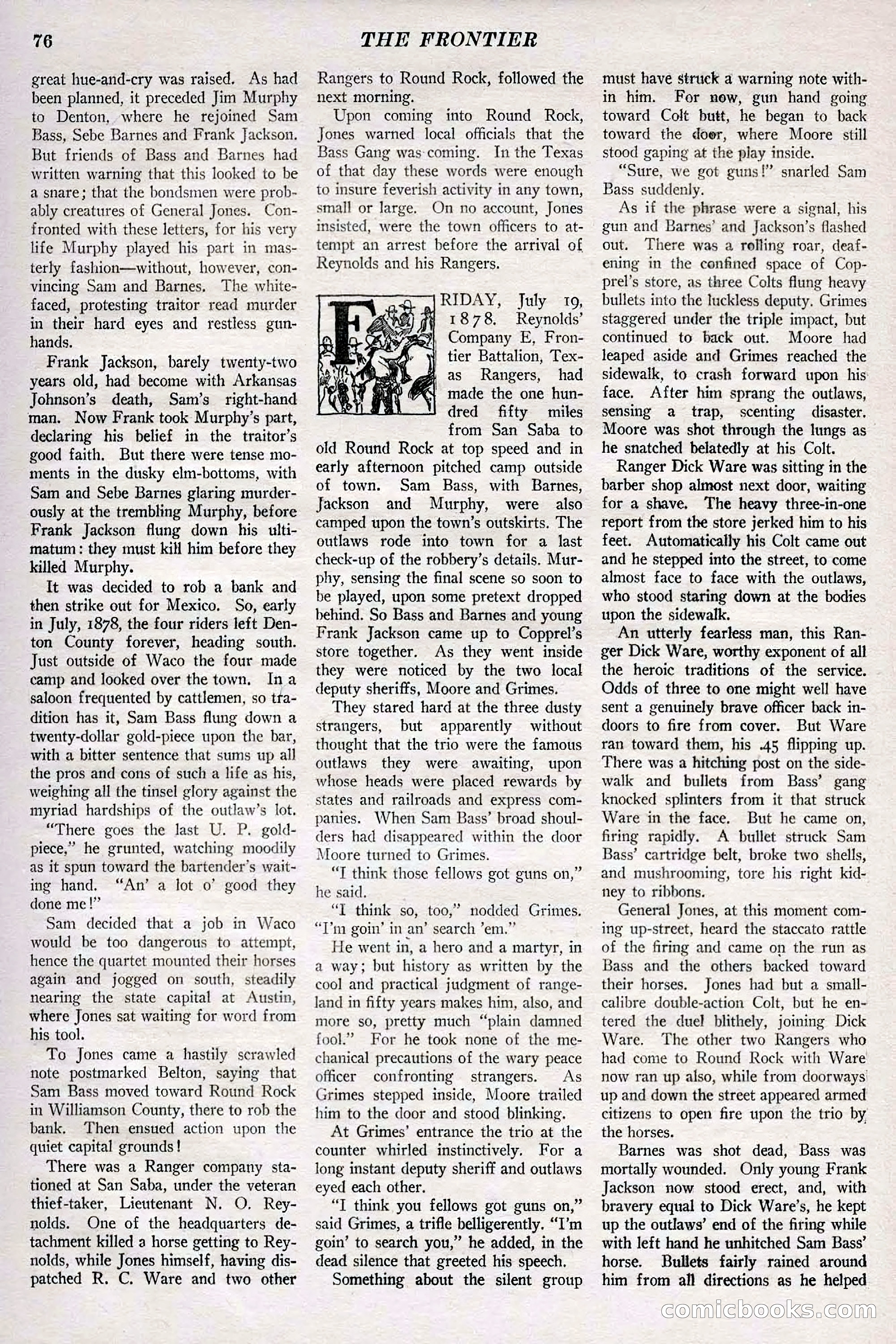 The Frontier, May 1926 — page 86: Pulp Fiction, 1926